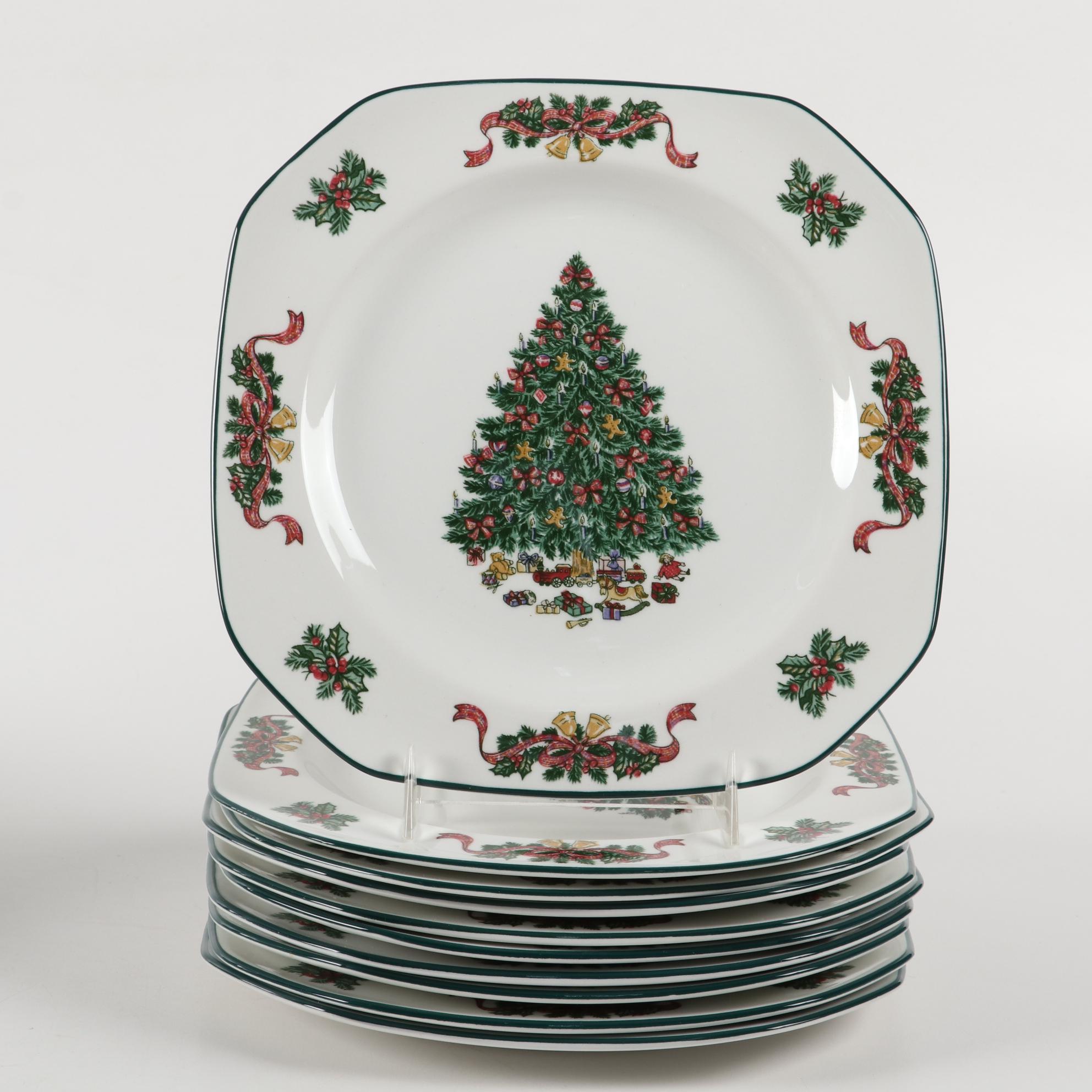 Johnson Bros. "Victorian Christmas" Dinnerware, Late 20th Century