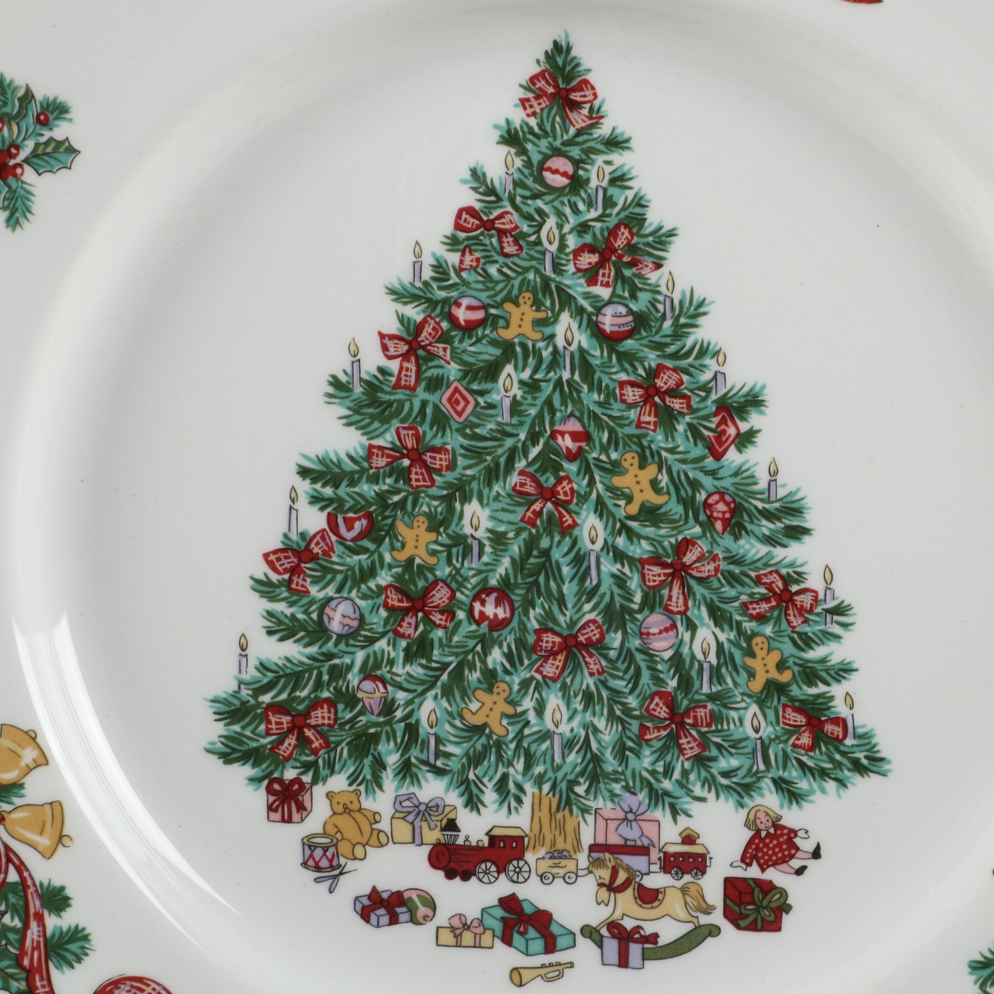 Johnson Bros. "Victorian Christmas" Dinnerware, Late 20th Century