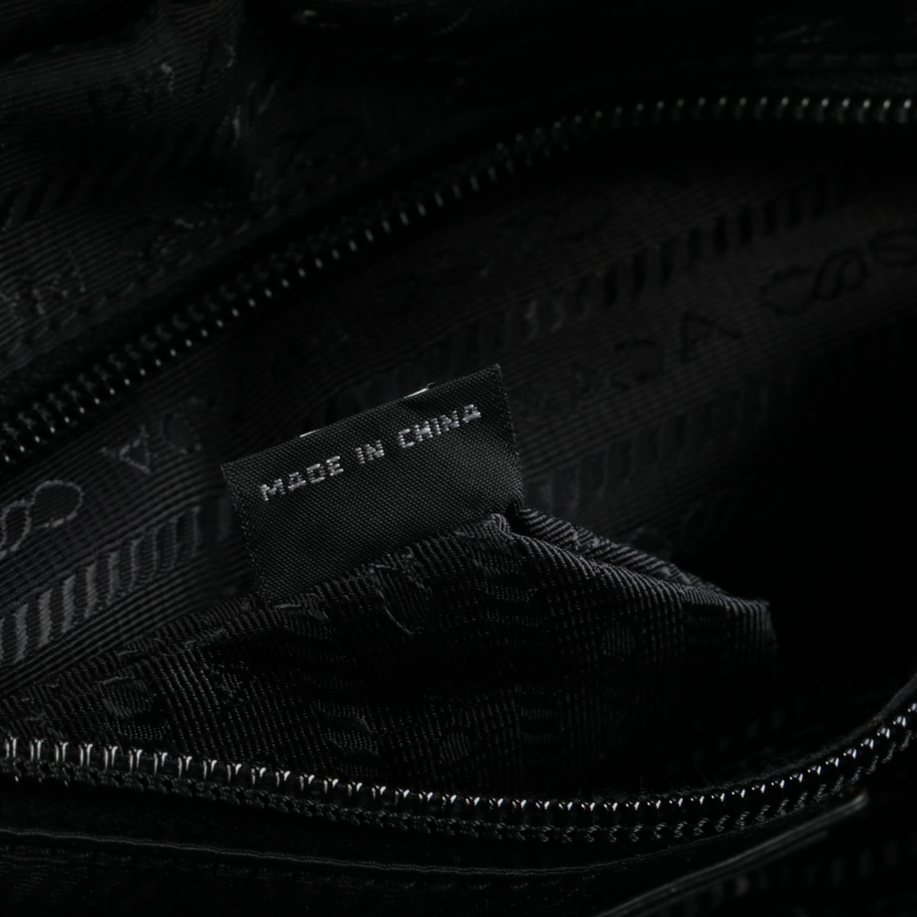 Prada Impunto Quilted Tessuto Nylon Wristlet Pouch