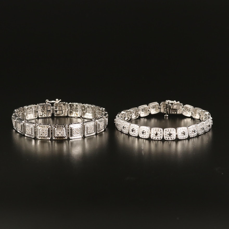 Diamond Link Bracelets