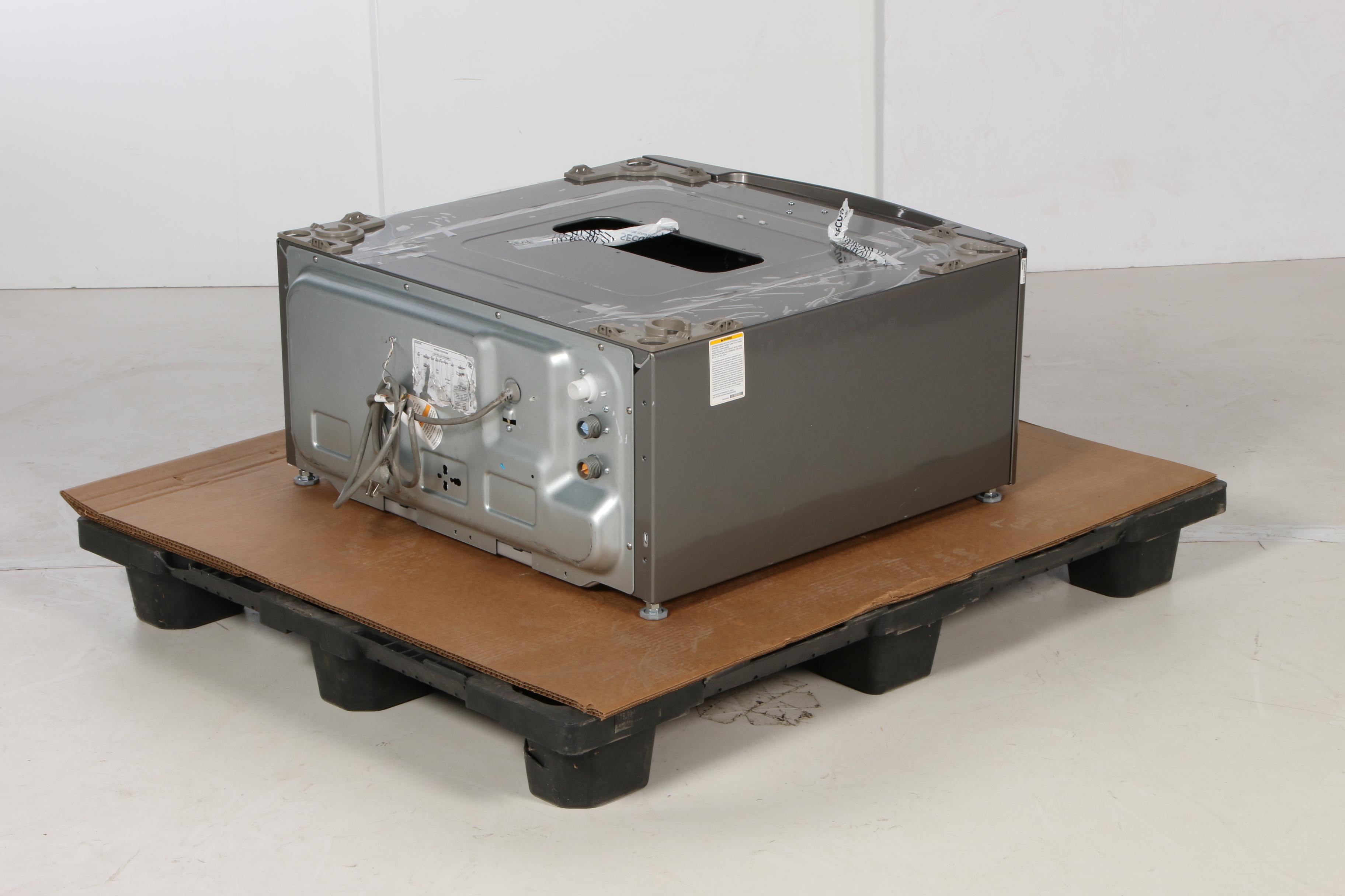 LG Graphite Steel 29" "SideKick" 1.0 Cu. Ft. 6-Cycle Pedestal Washer