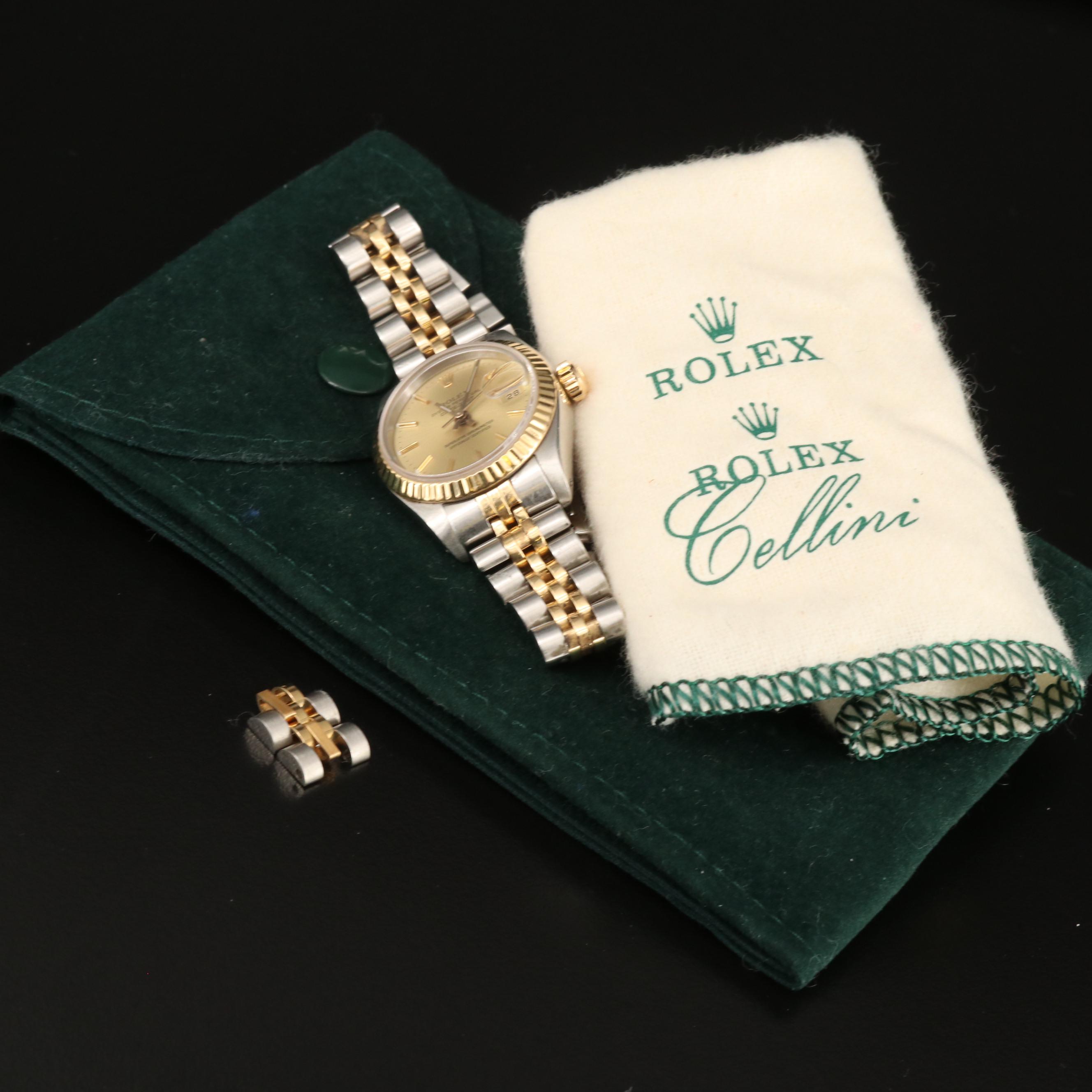 1987 Rolex Datejust 18K Gold and Stainless Steel Automatic Watch