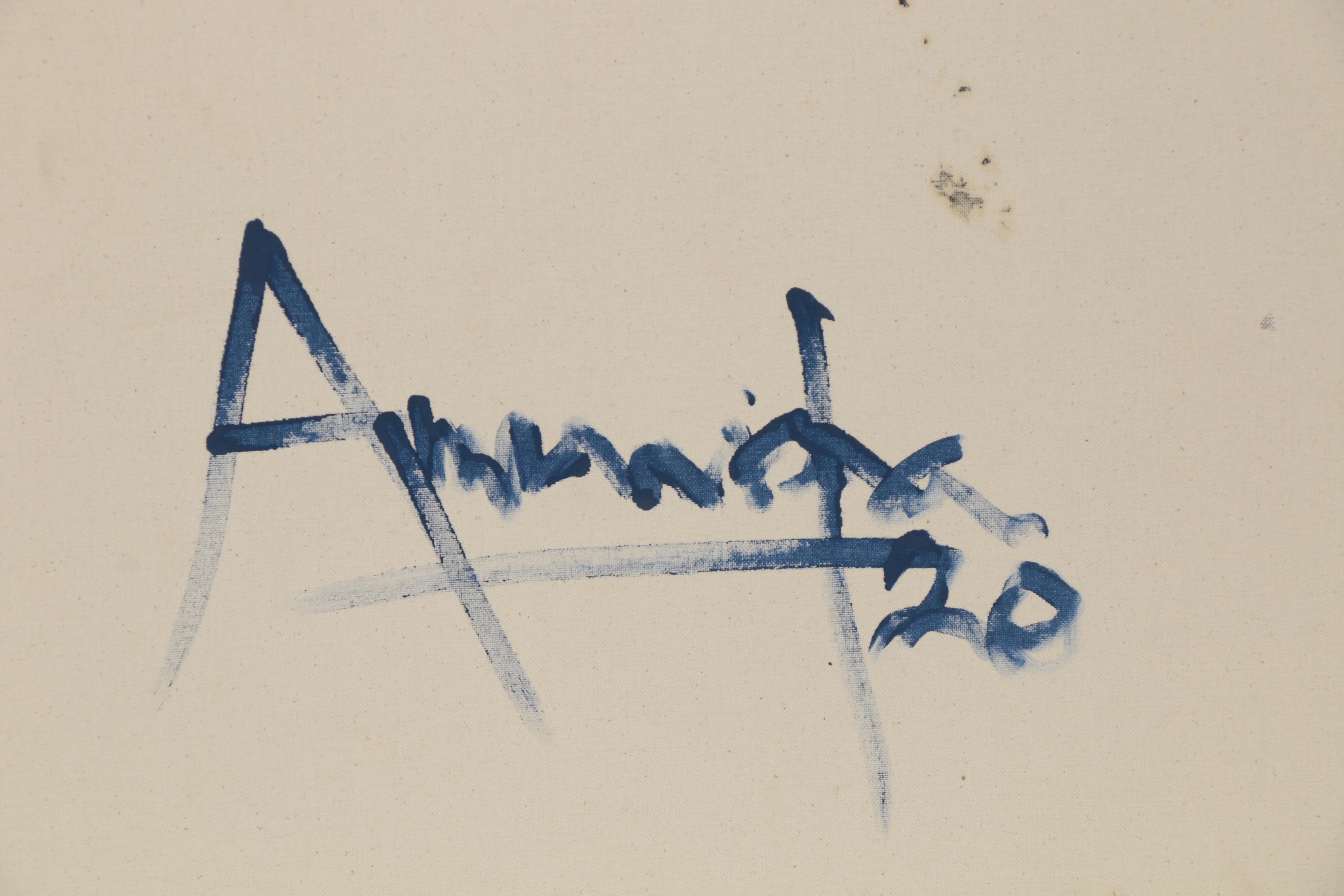 Stephen Aifegha Mixed Media Painting "Martin Luther King," 2020