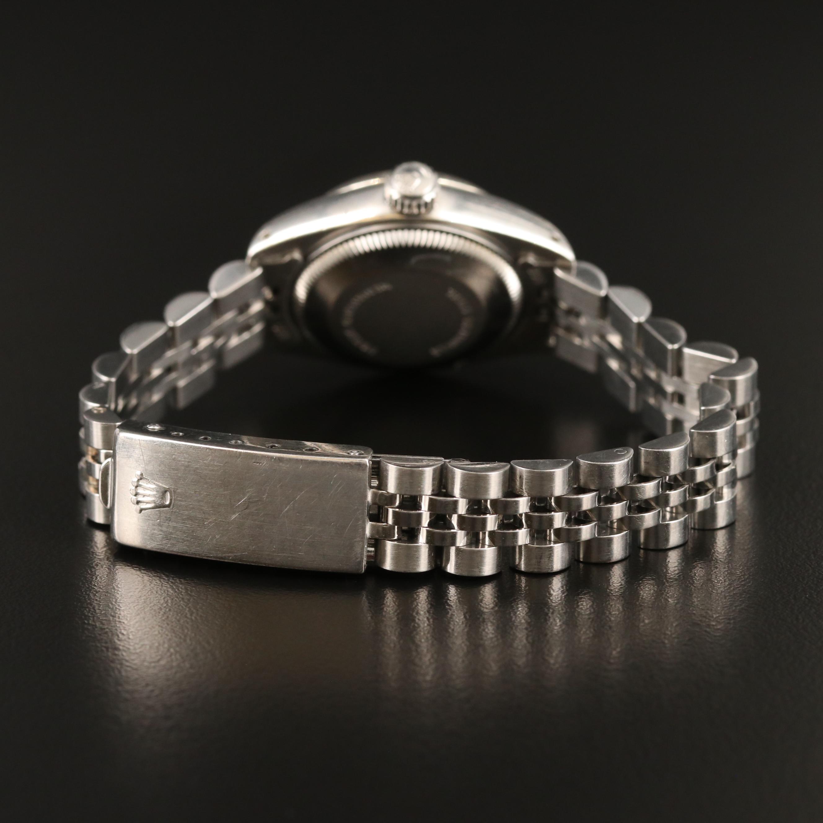 1979 Rolex Date 18K White Gold and Stainless Steel Automatic Watch