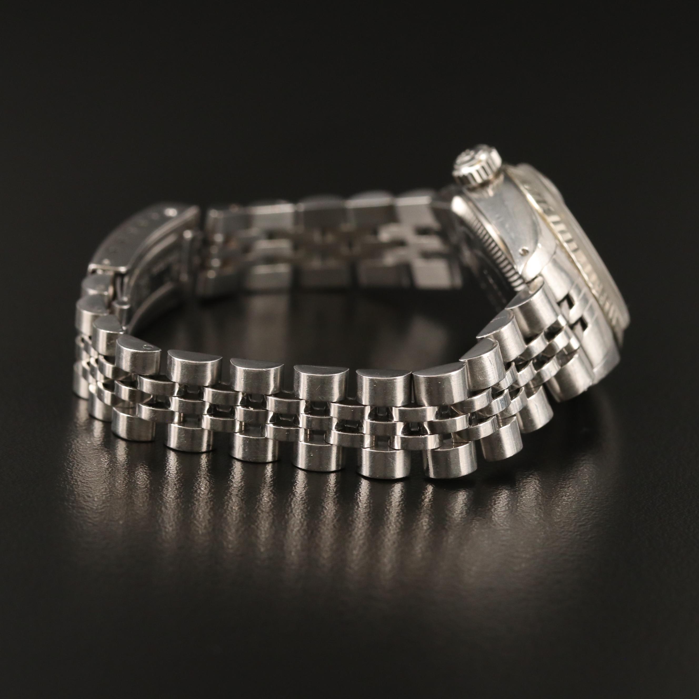 1979 Rolex Date 18K White Gold and Stainless Steel Automatic Watch