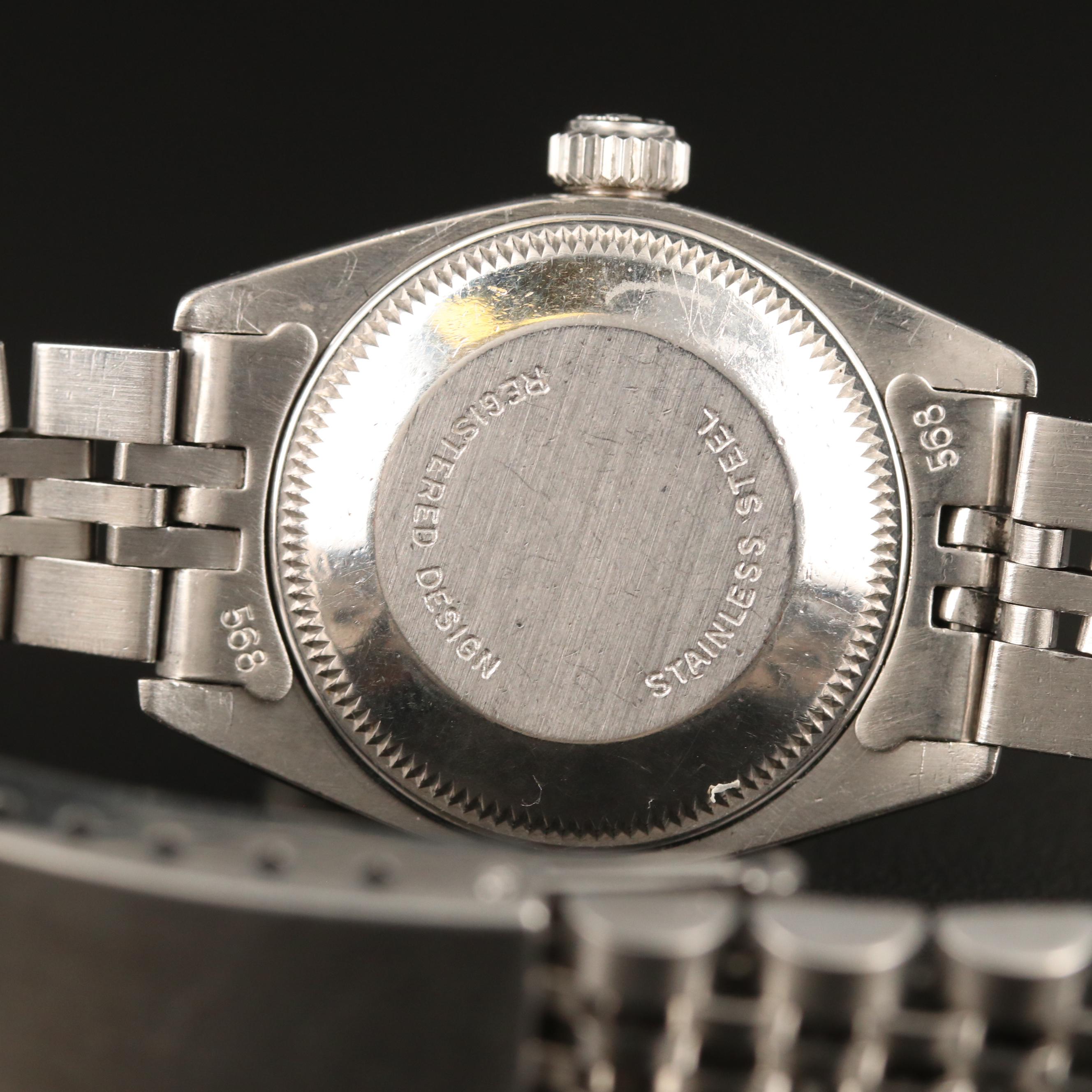 1979 Rolex Date 18K White Gold and Stainless Steel Automatic Watch