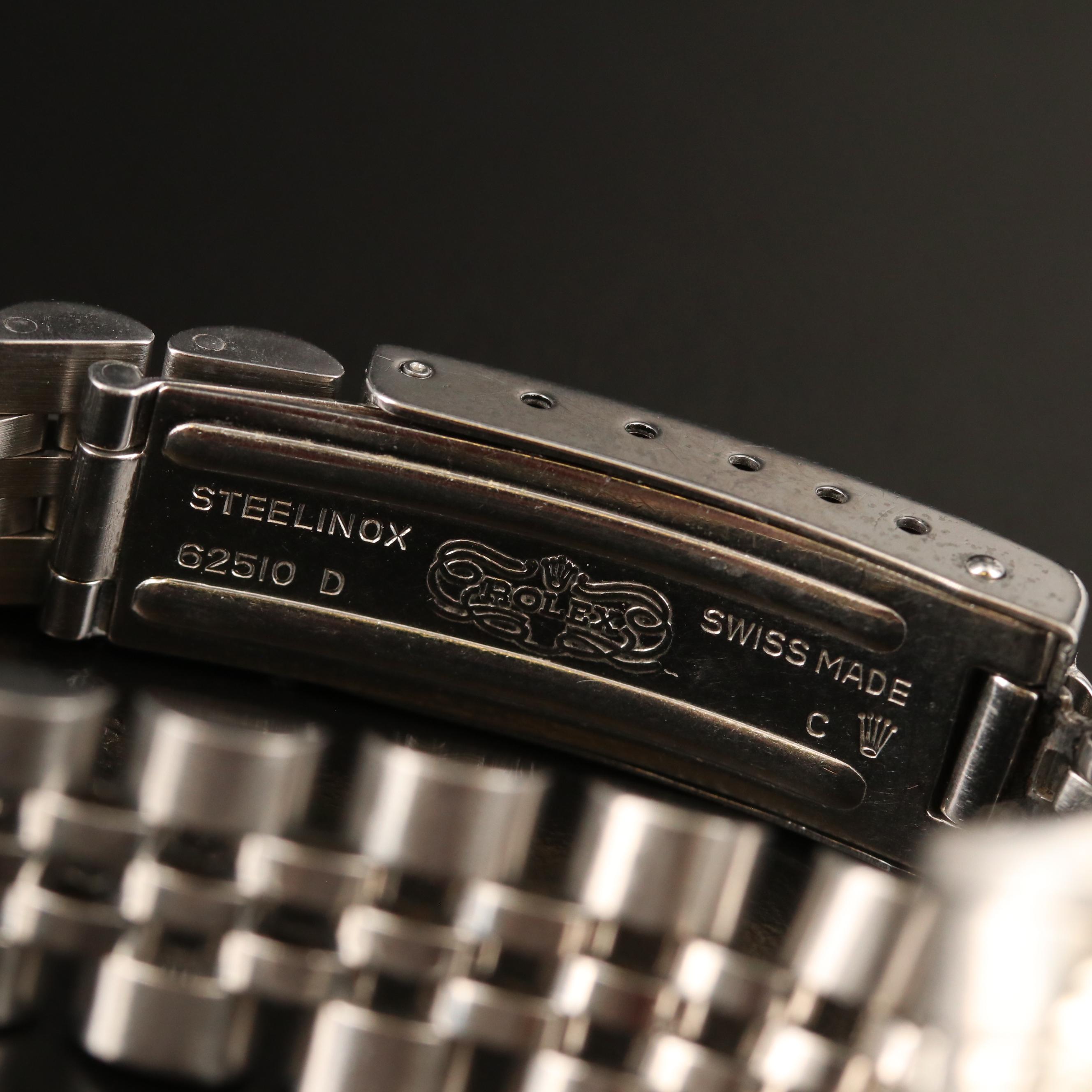 1979 Rolex Date 18K White Gold and Stainless Steel Automatic Watch