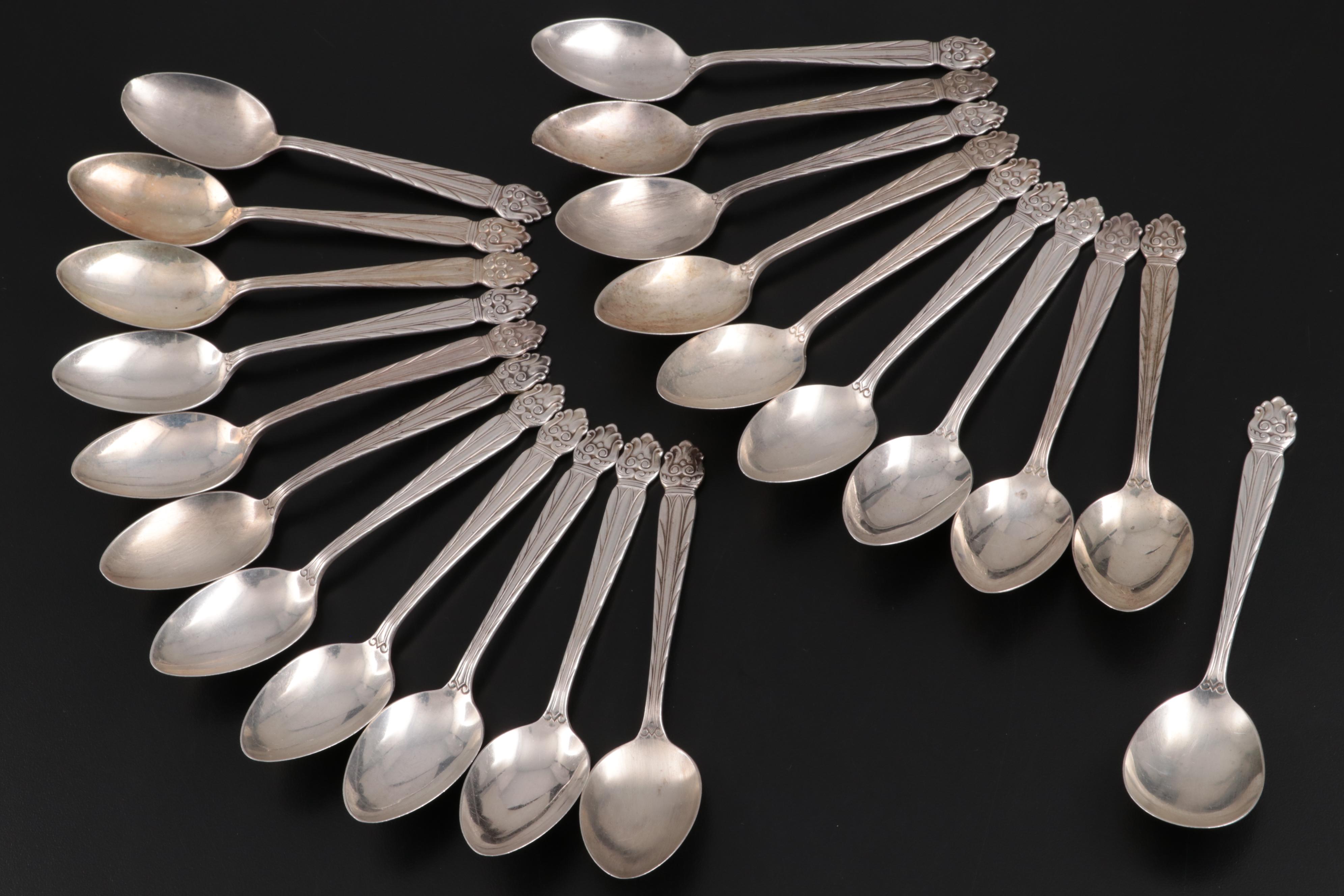 National Silver Co. "Intermezzo" Sterling Silver Flatware and Serving Utensils