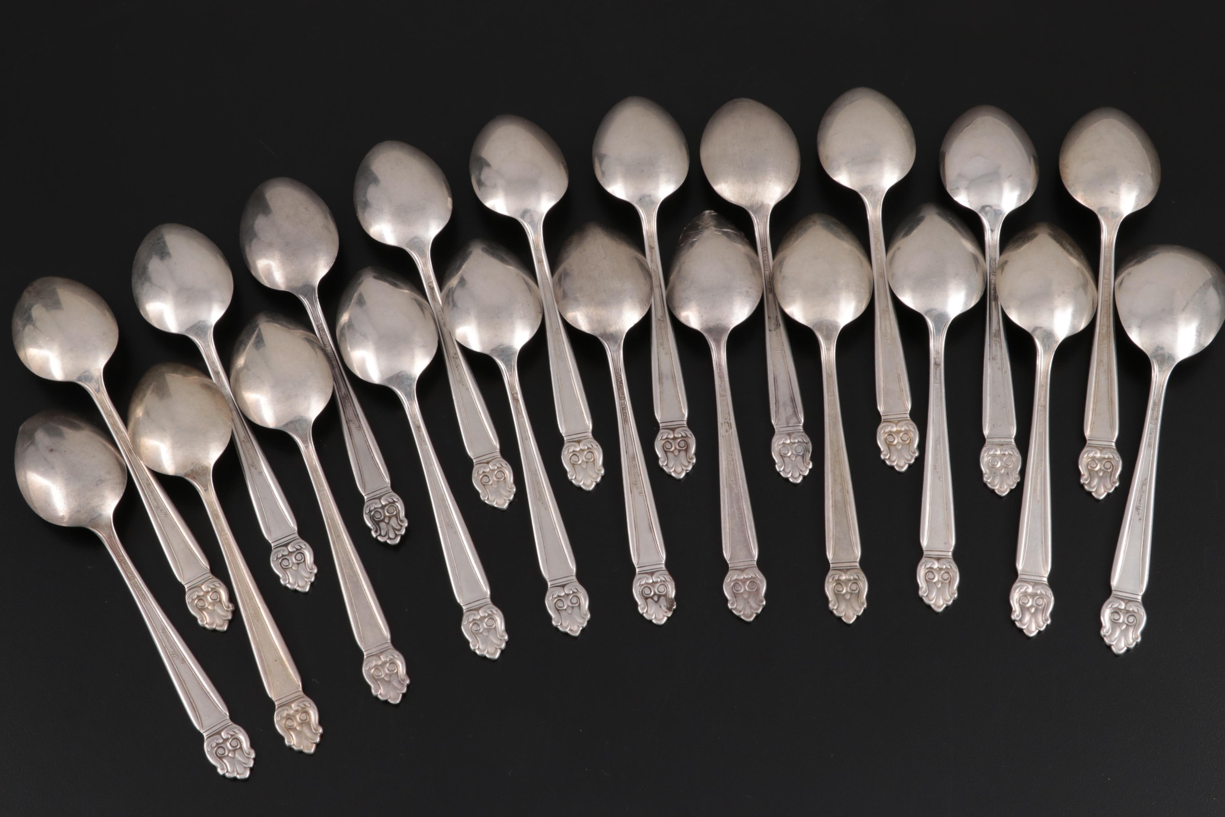 National Silver Co. "Intermezzo" Sterling Silver Flatware and Serving Utensils