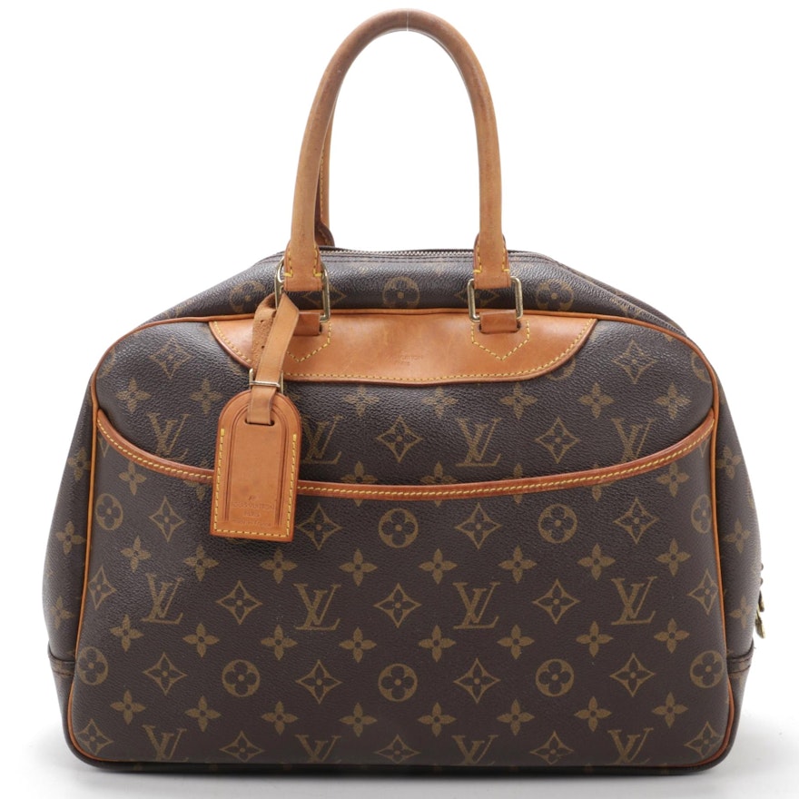 Louis Vuitton Deauville in Monogram Canvas and Vachetta Leather