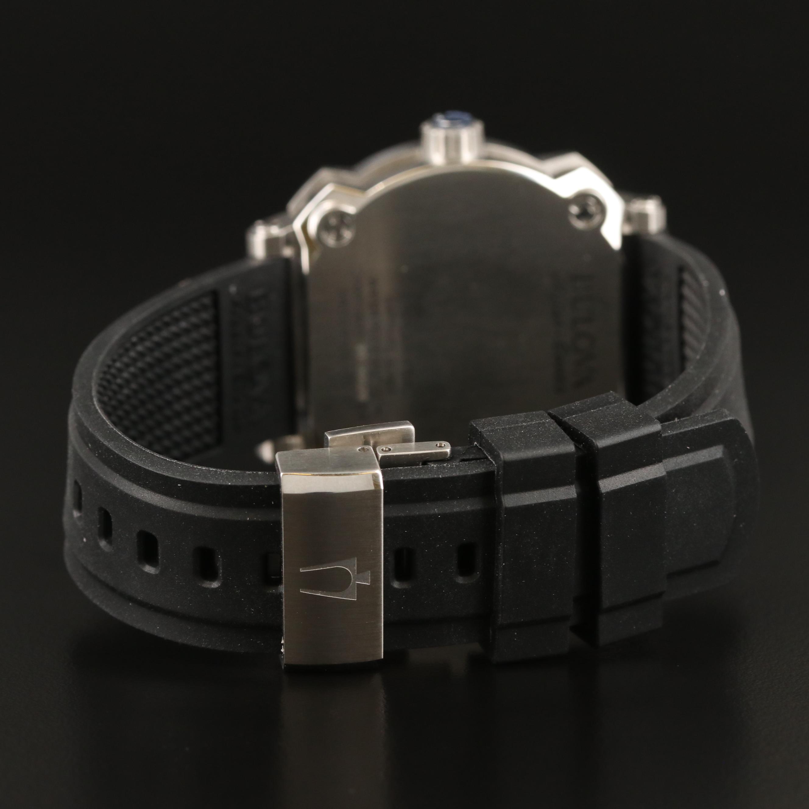 Bulova Accu-Swiss Percheron Stainless Steel Automatic Watch