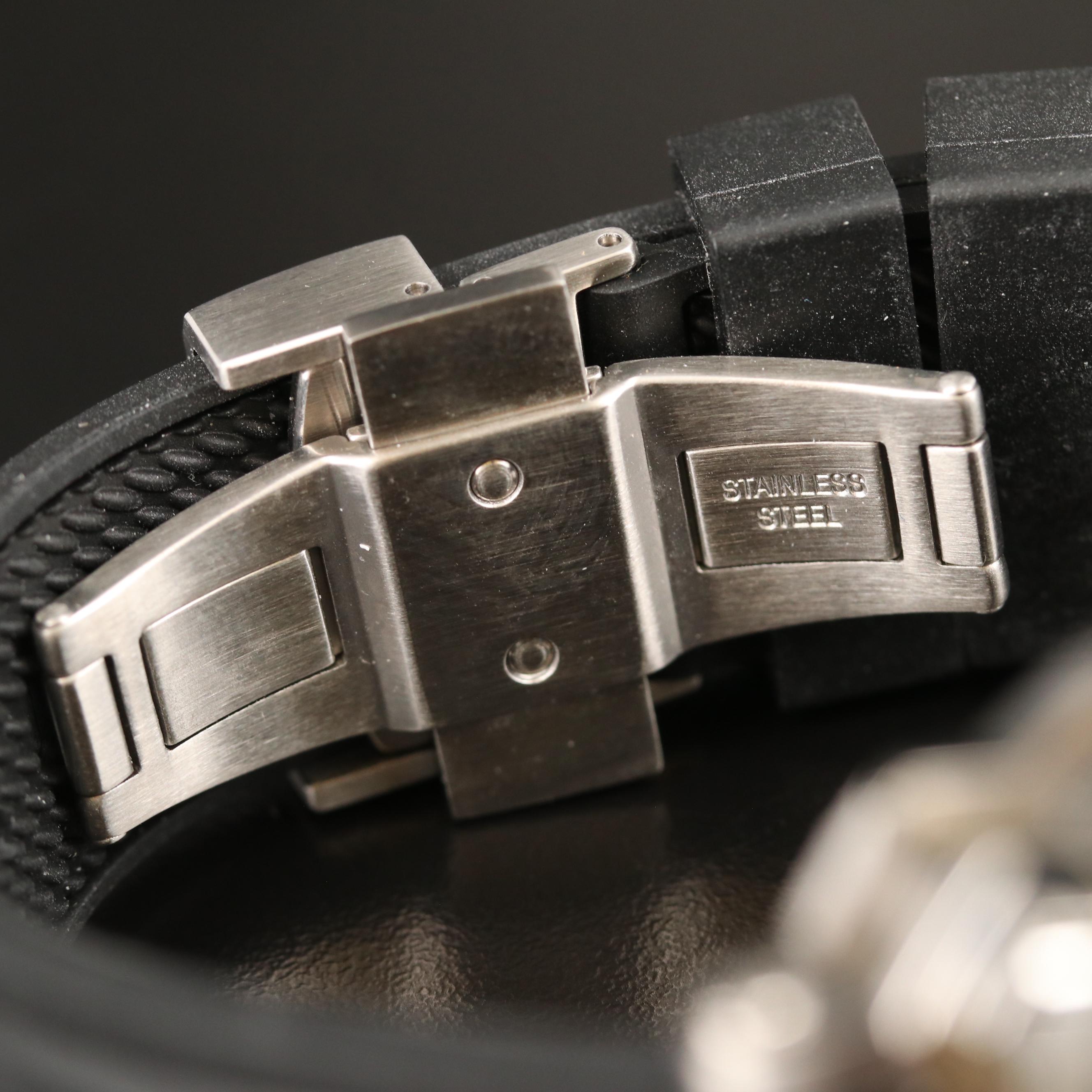 Bulova Accu-Swiss Percheron Stainless Steel Automatic Watch