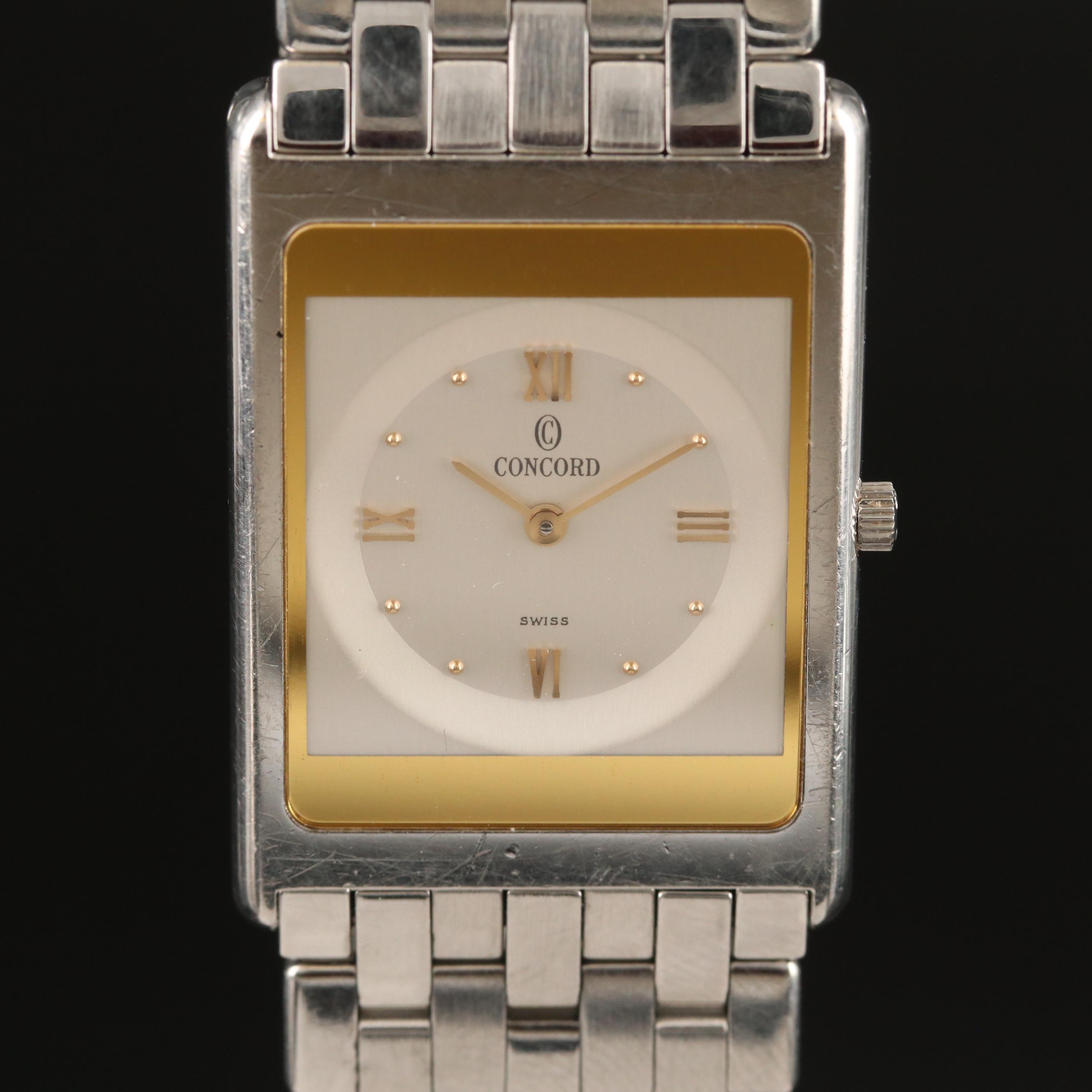 Concord Delirium Ultra Thin Stainless Steel Quartz Watch