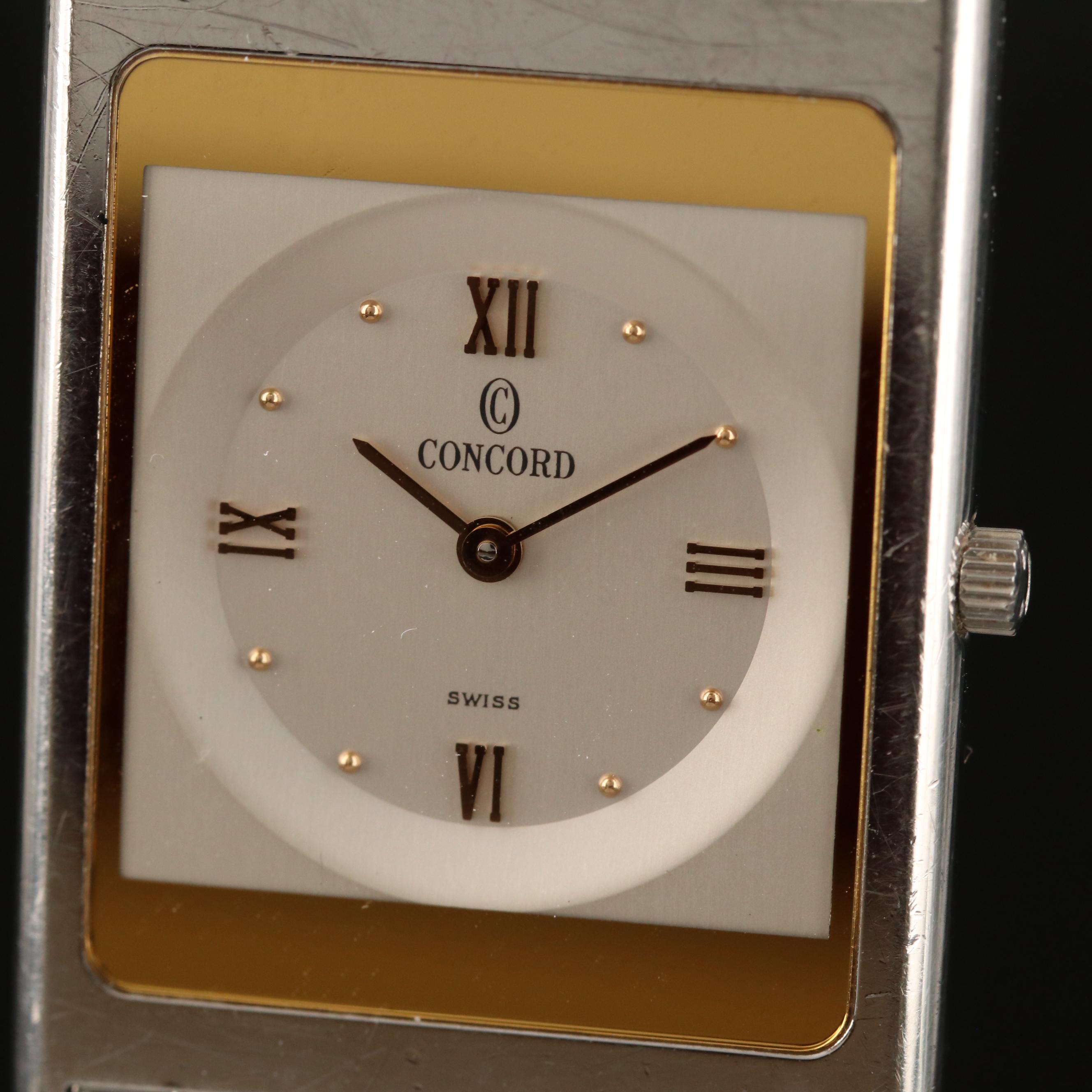 Concord Delirium Ultra Thin Stainless Steel Quartz Watch