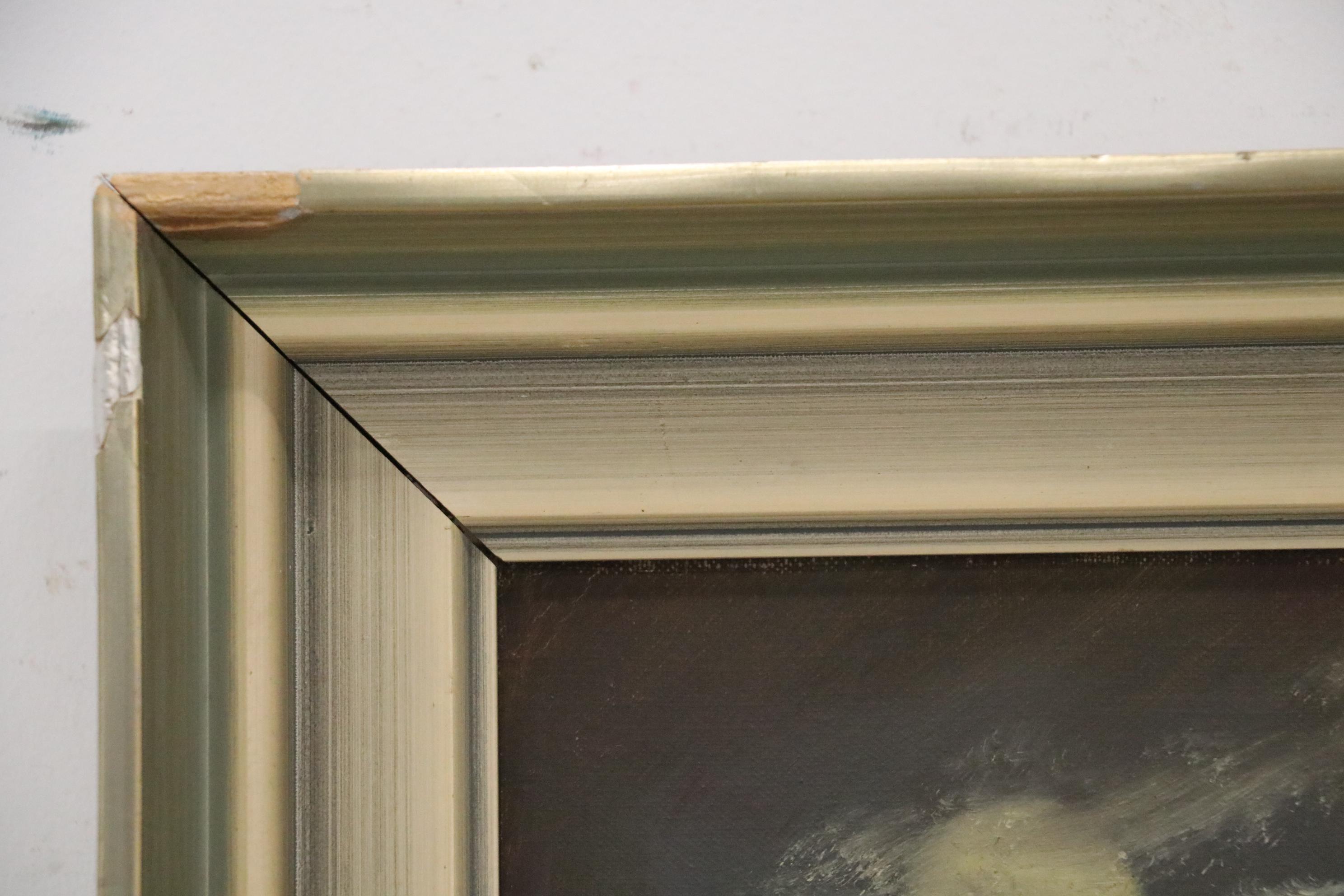 M. Laszlo Oil Painting of a Violinist, Late 20th Century