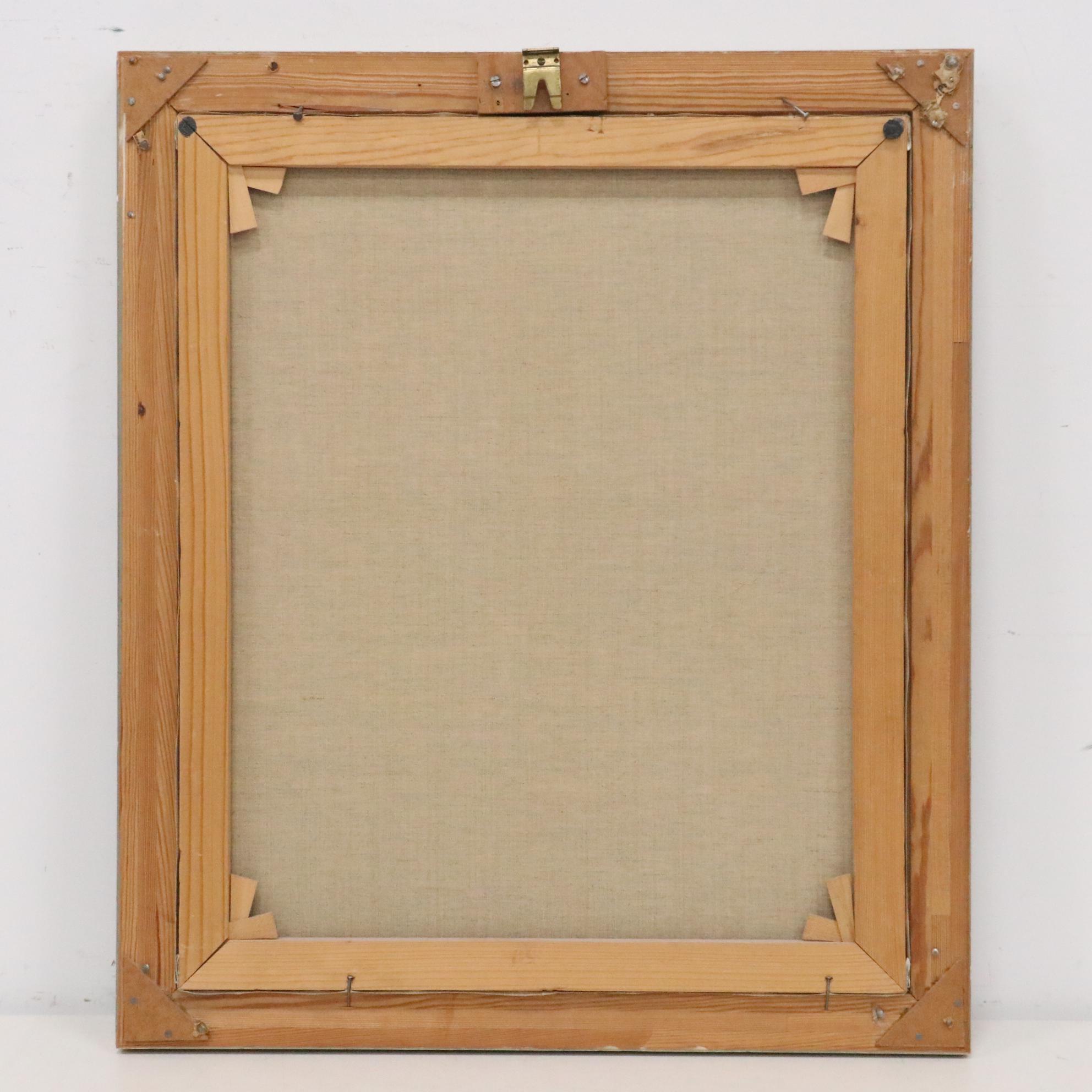 M. Laszlo Oil Painting of a Violinist, Late 20th Century