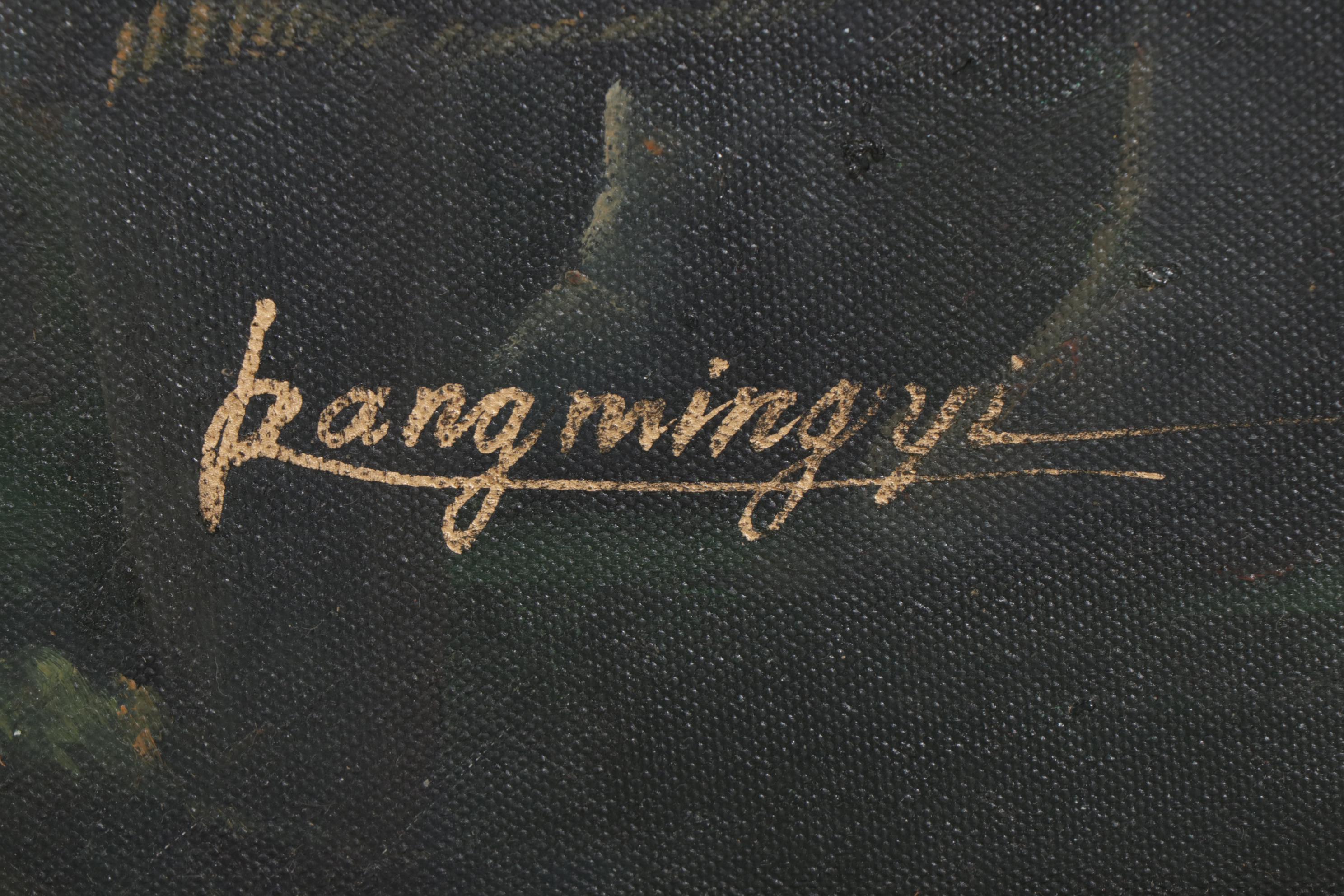 Pang Ming Yi Monumental Oil Painting after Jacques-Louis David