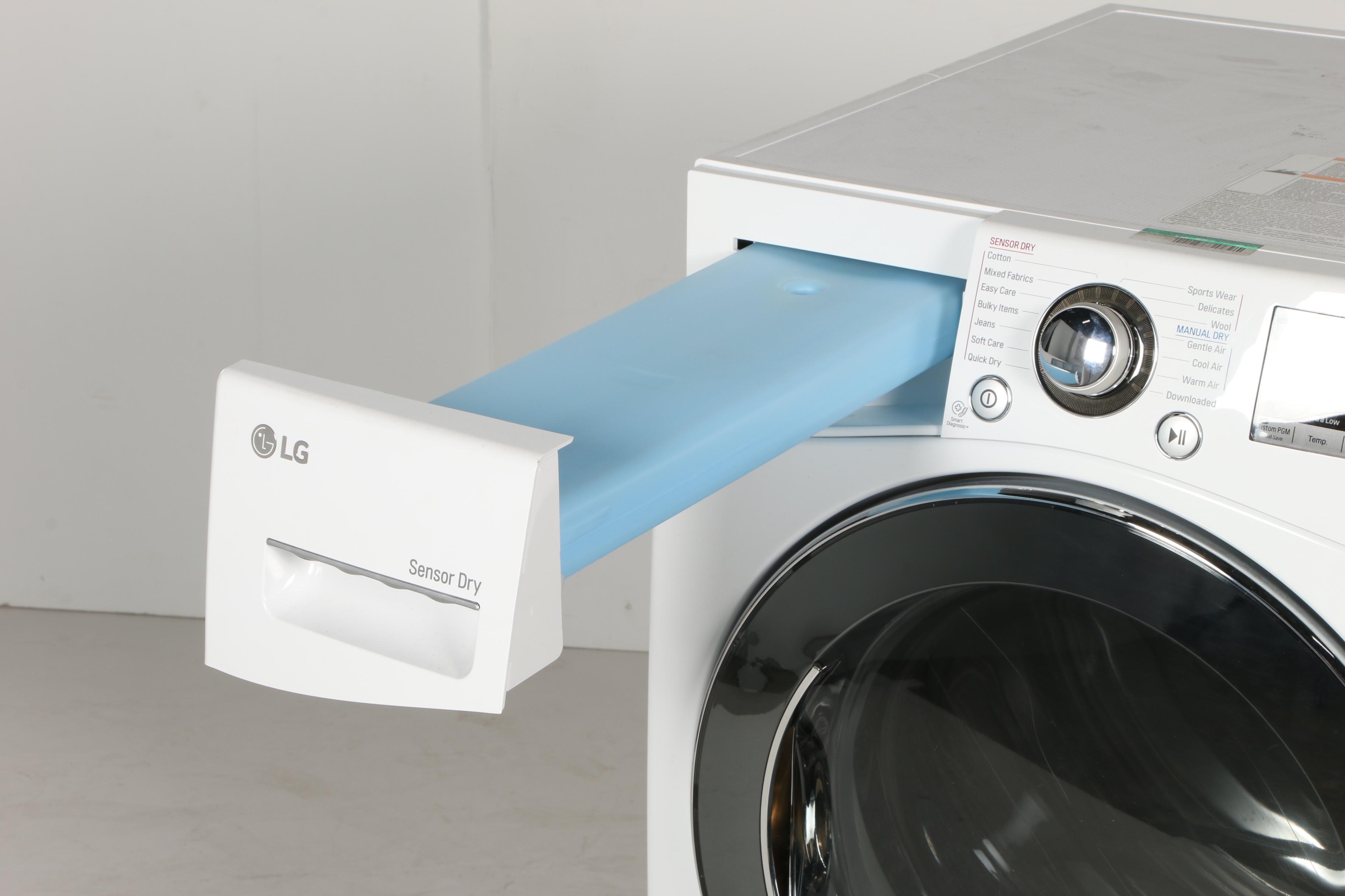 LG White 4.2 Cu. Ft. 14-Cycle Compact Electric Dryer