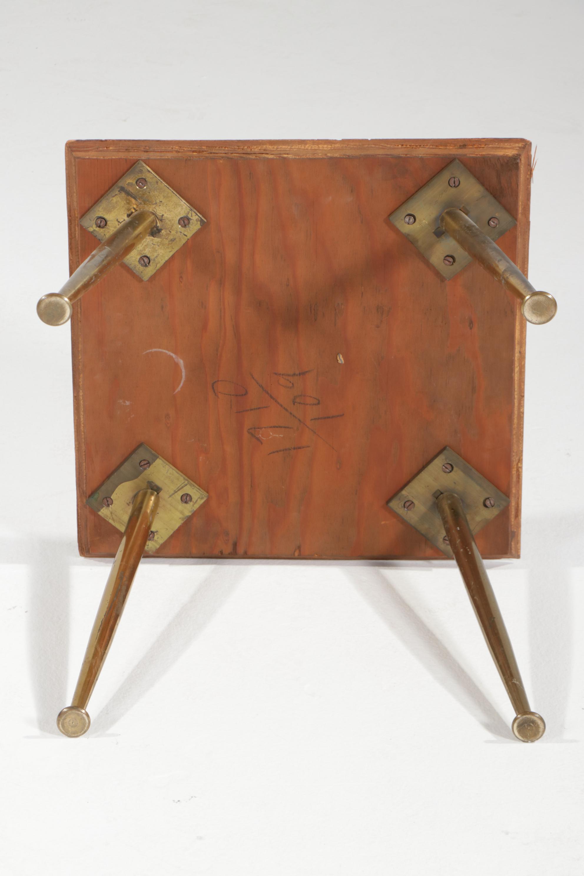 Walker Zanger Italian Marble Top Mid Century Modern Coffee Table