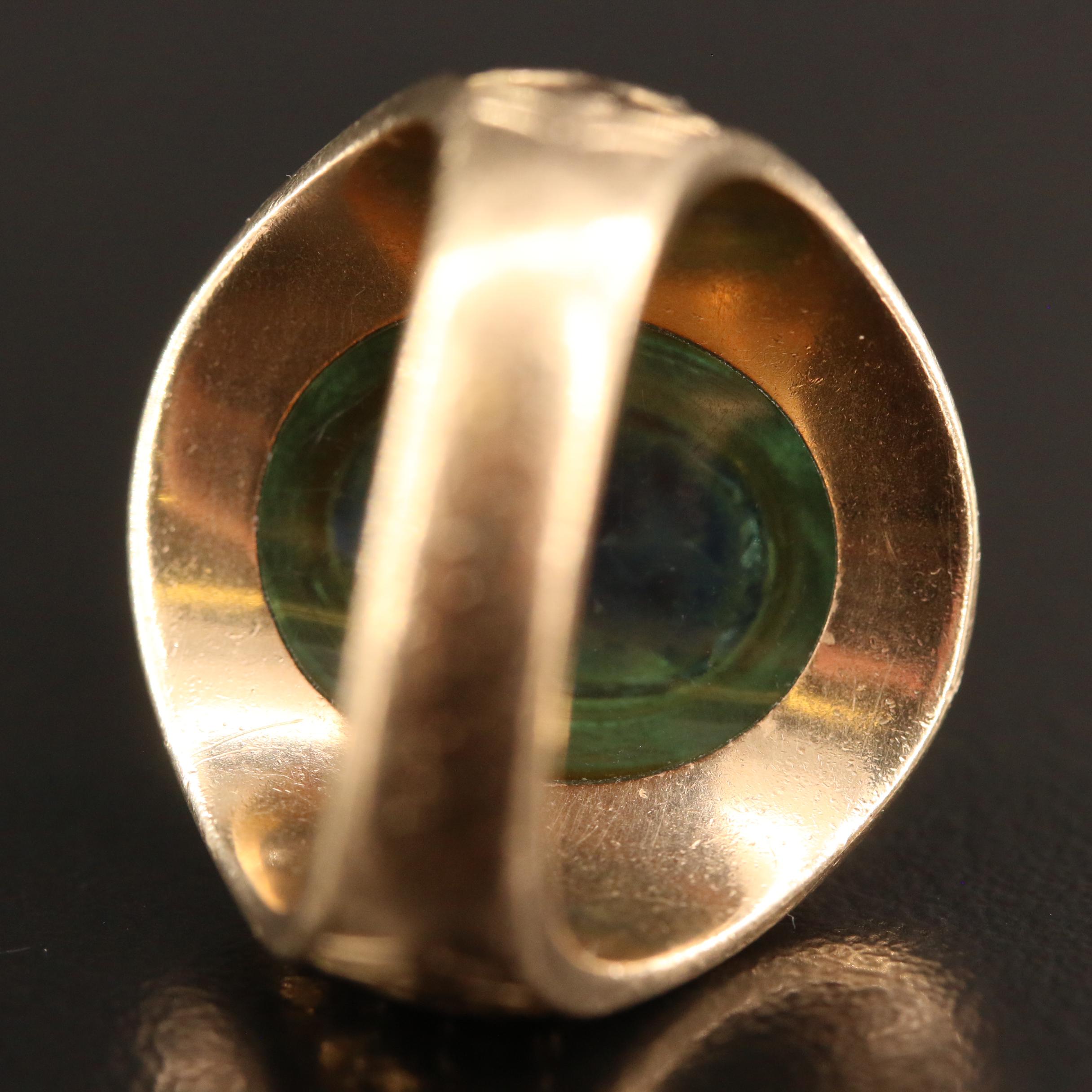 1960s Balfour 10K Spinel High School Class Ring