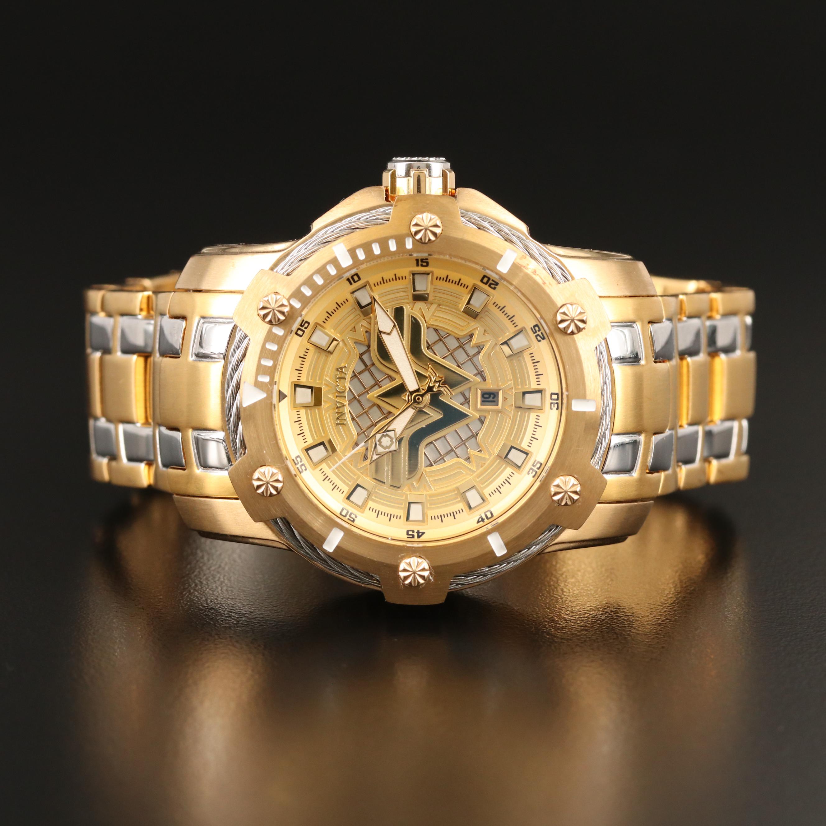 Invicta DC Comics Wonder Woman Limited Edition Stainless Steel Watch