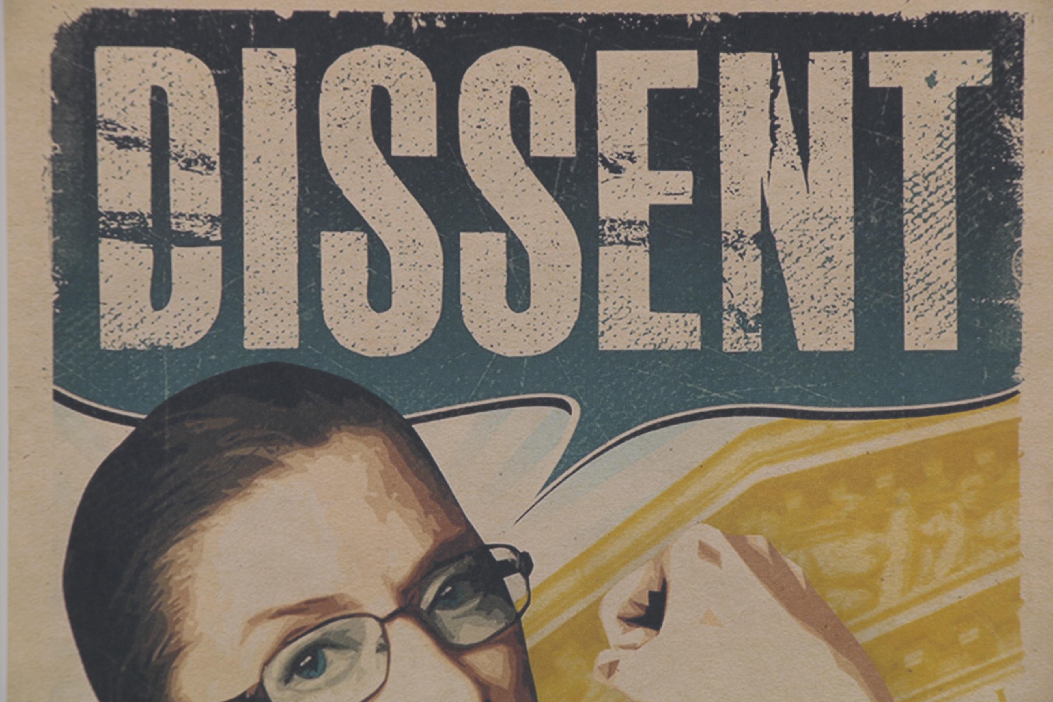 Giclée of Ruth Bader Ginsburg as Rosie the Riveter "Dissent," 21st Century