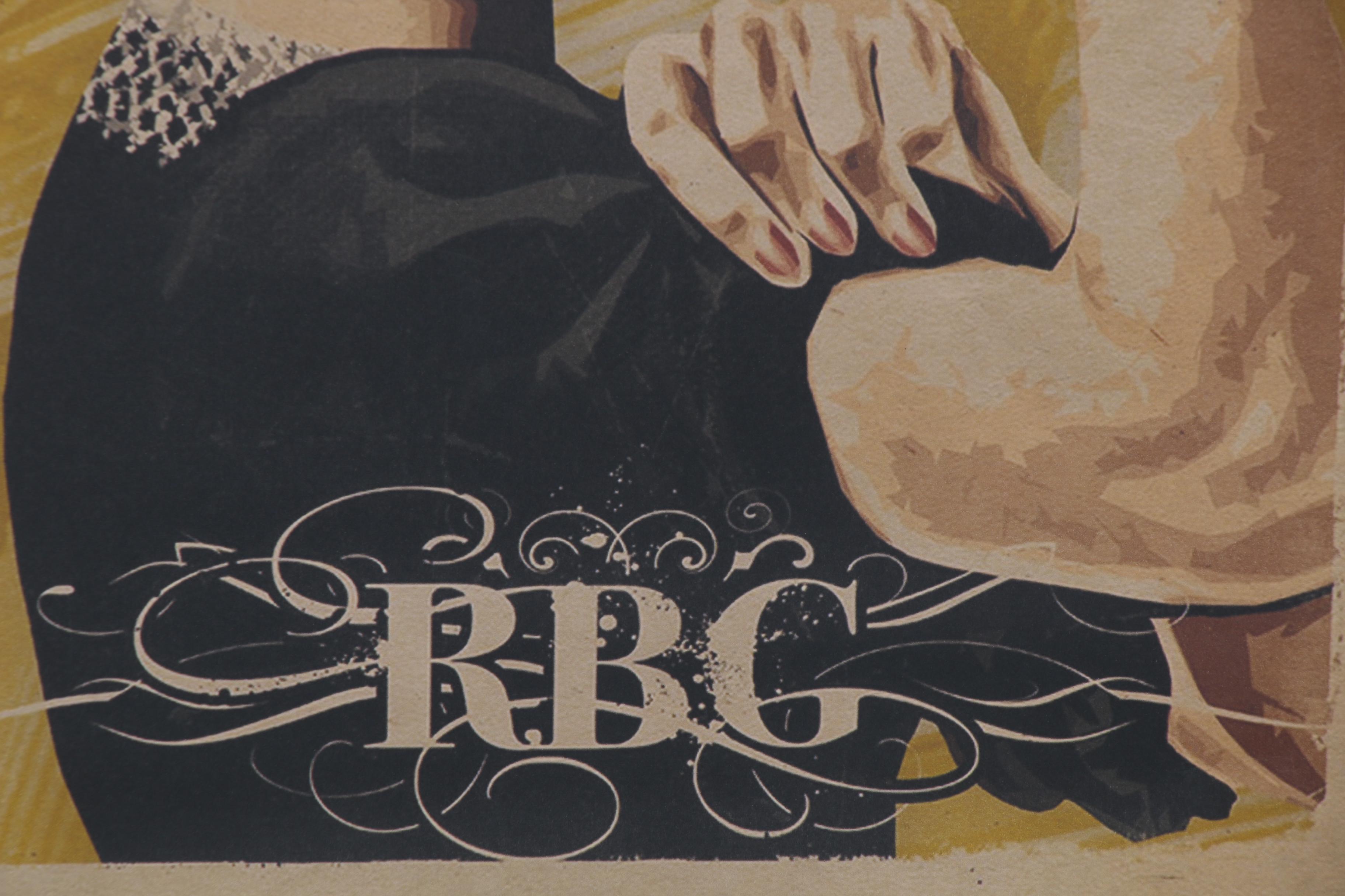 Giclée of Ruth Bader Ginsburg as Rosie the Riveter "Dissent," 21st Century