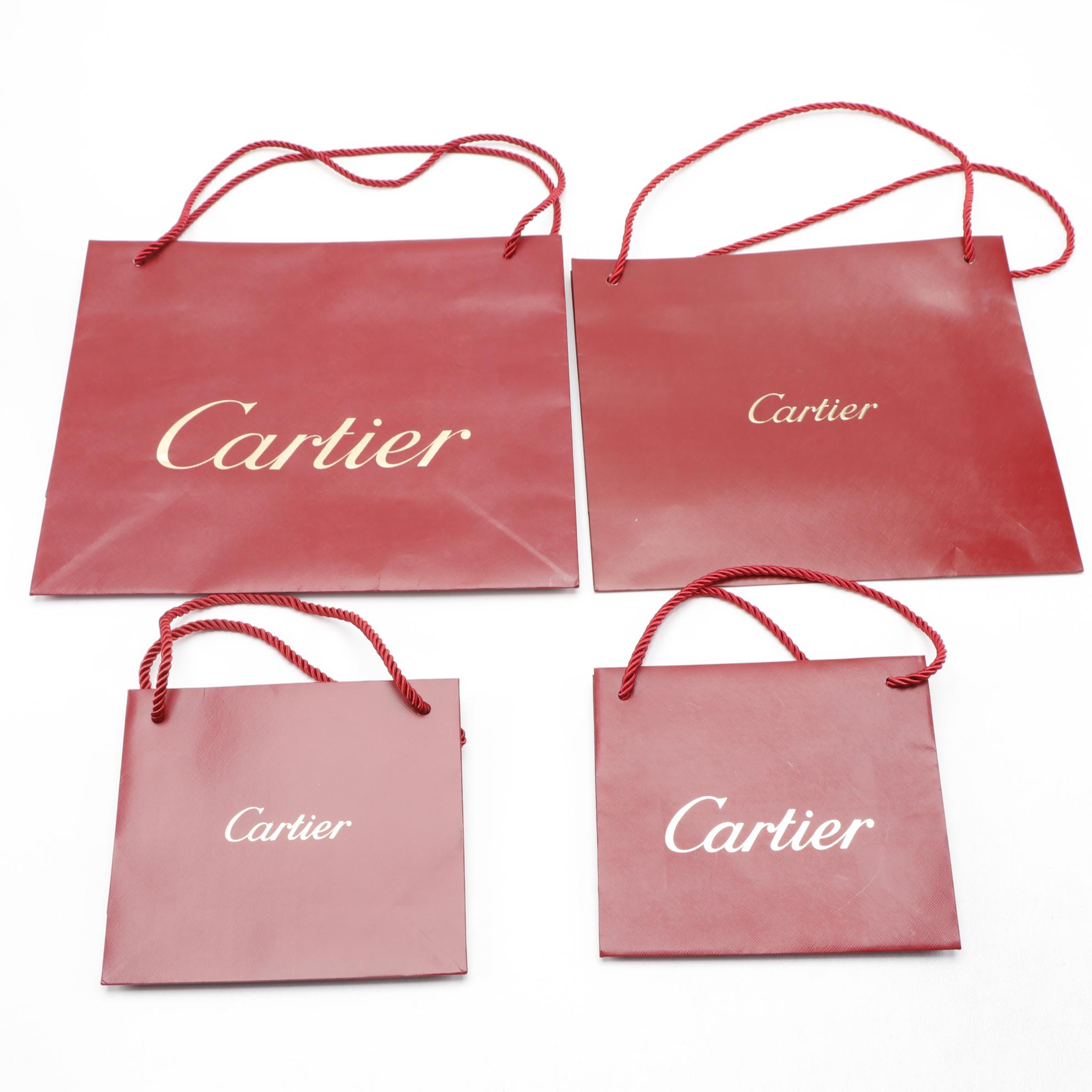 Chanel, Gucci, Prada, Dior, Cartier, and More Retail Bags, Boxes, and Dust Bags