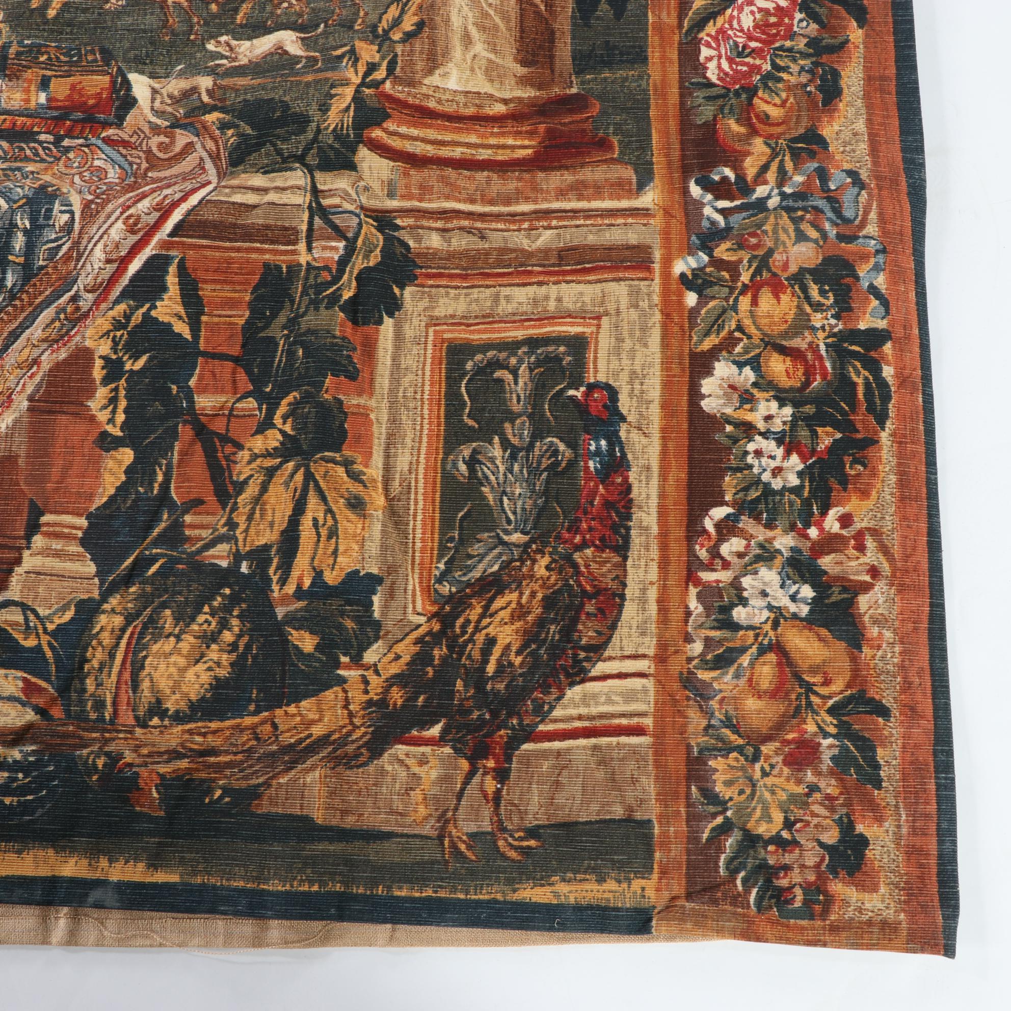 Editions d'Art de Rambouillet Printed Reproduction Tapestry after "Versailles"