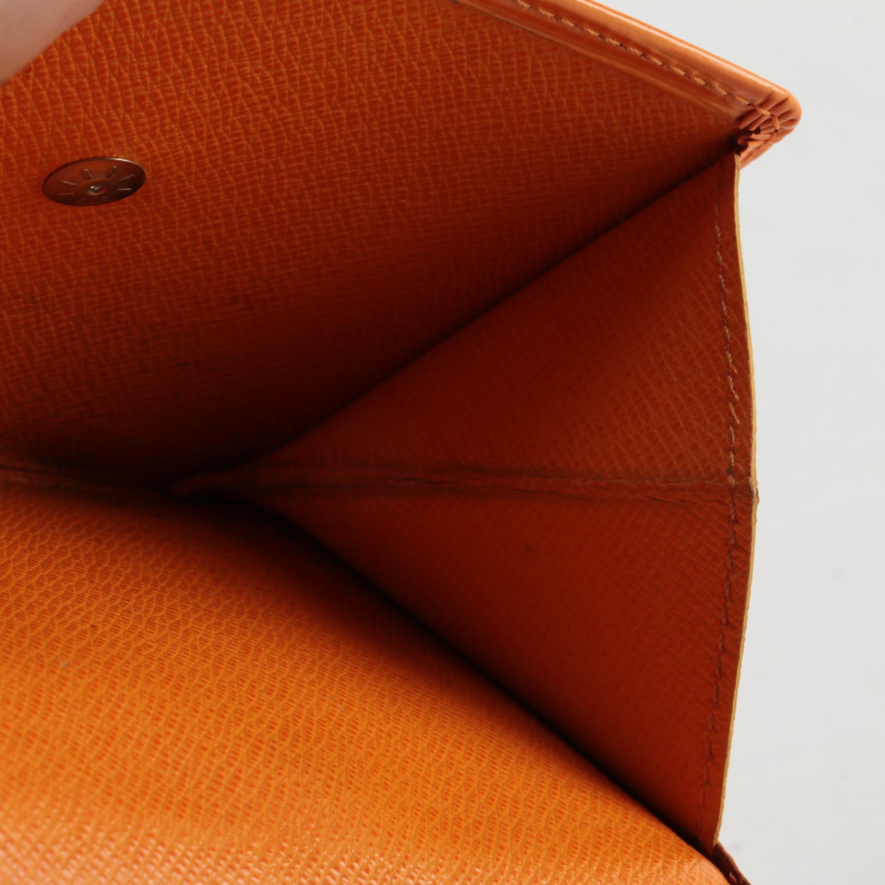 Louis Vuitton Elise Porte-Monnaie Wallet in Piment Epi Leather