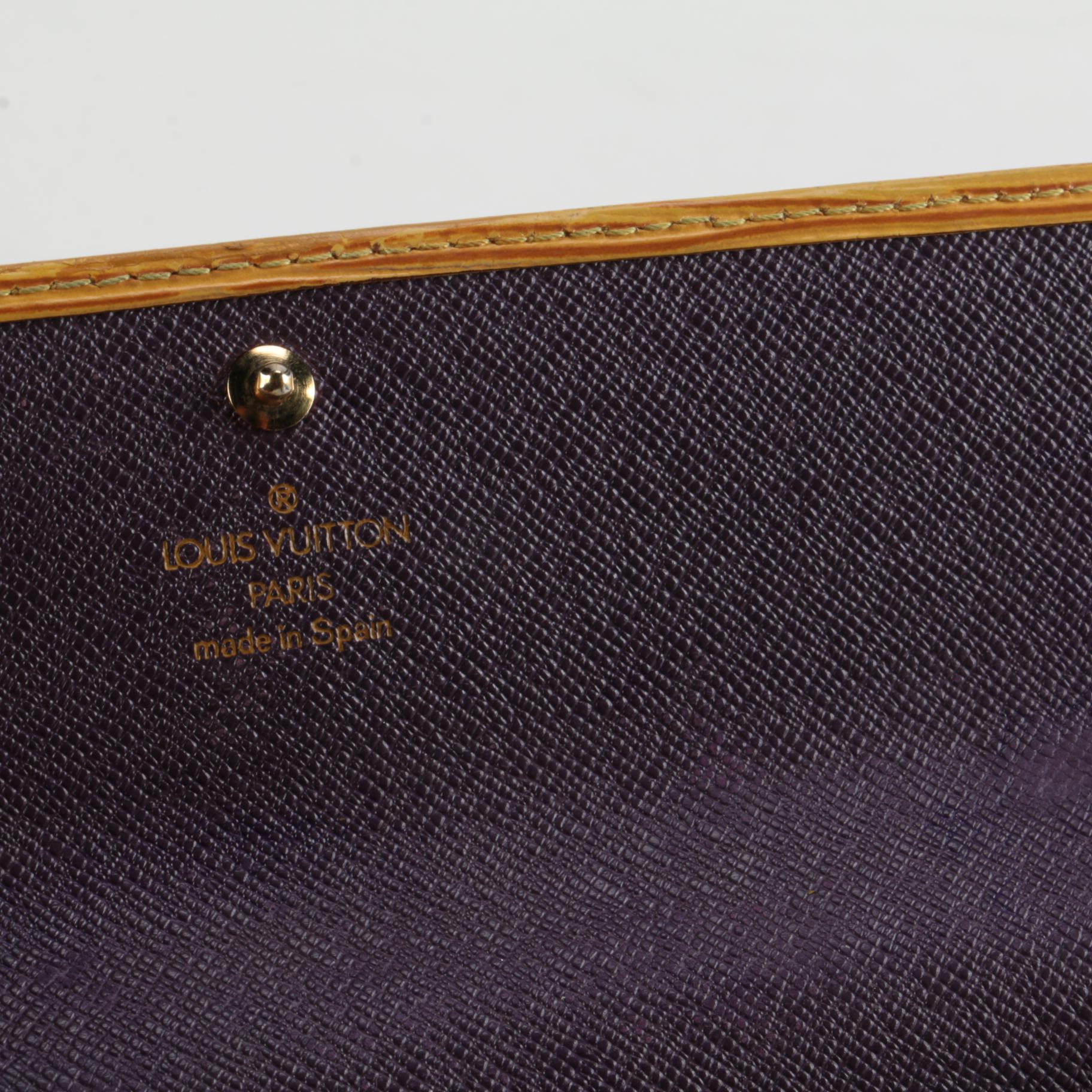 Modified Louis Vuitton Sarah Porte-Tresor Wallet in Mandarin Epi Leather