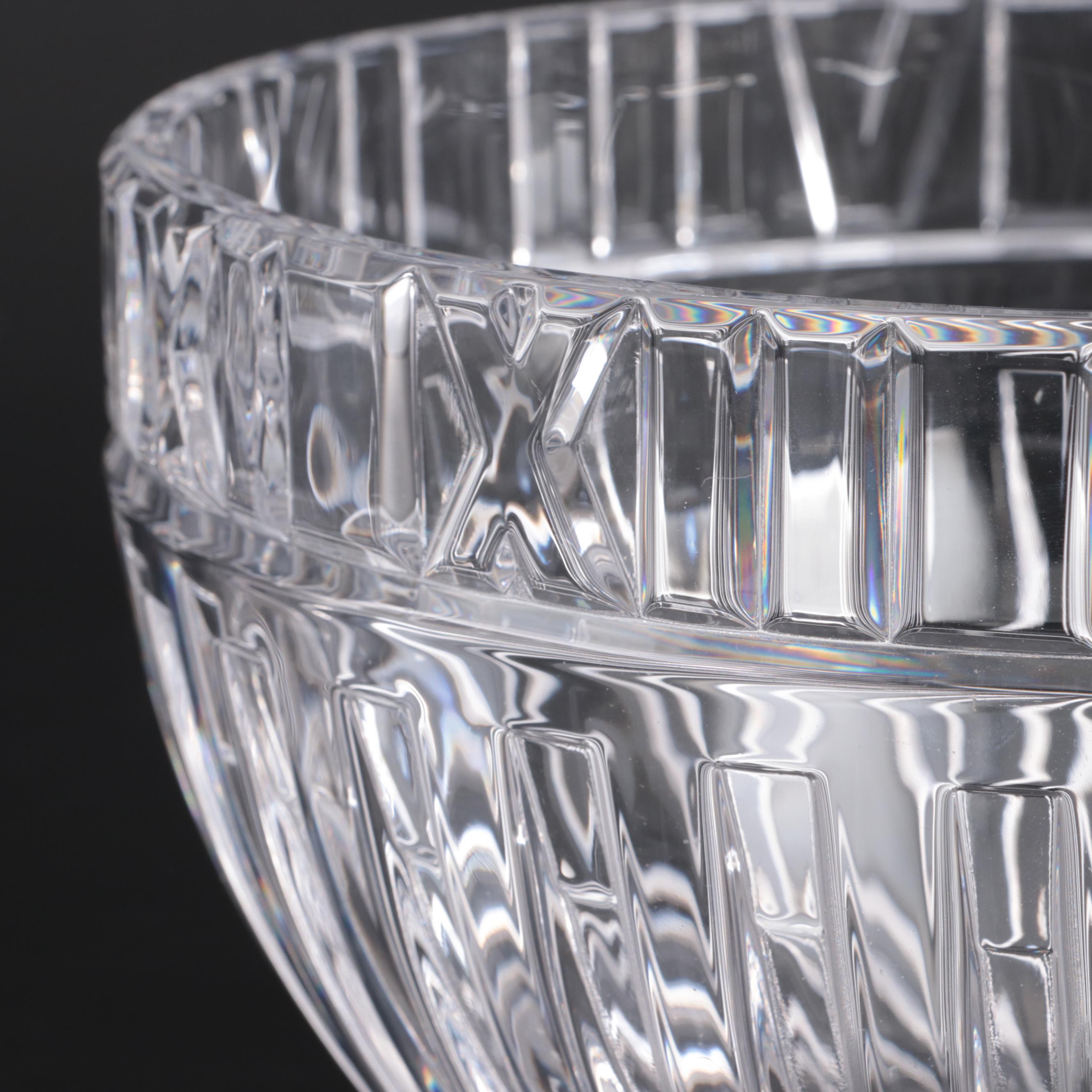 Tiffany & Co. "Atlas" Crystal Bowl, Contemporary