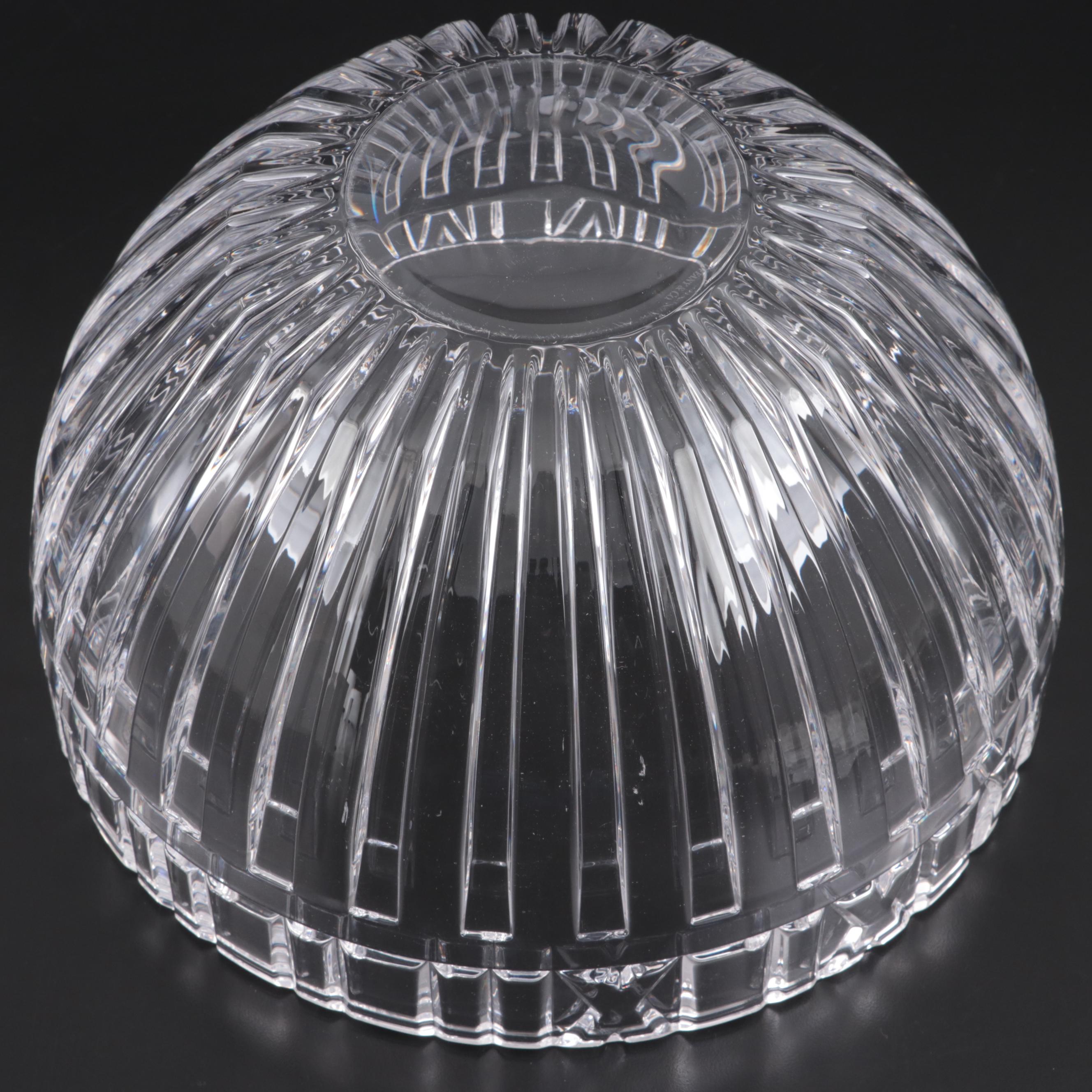 Tiffany & Co. "Atlas" Crystal Bowl, Contemporary
