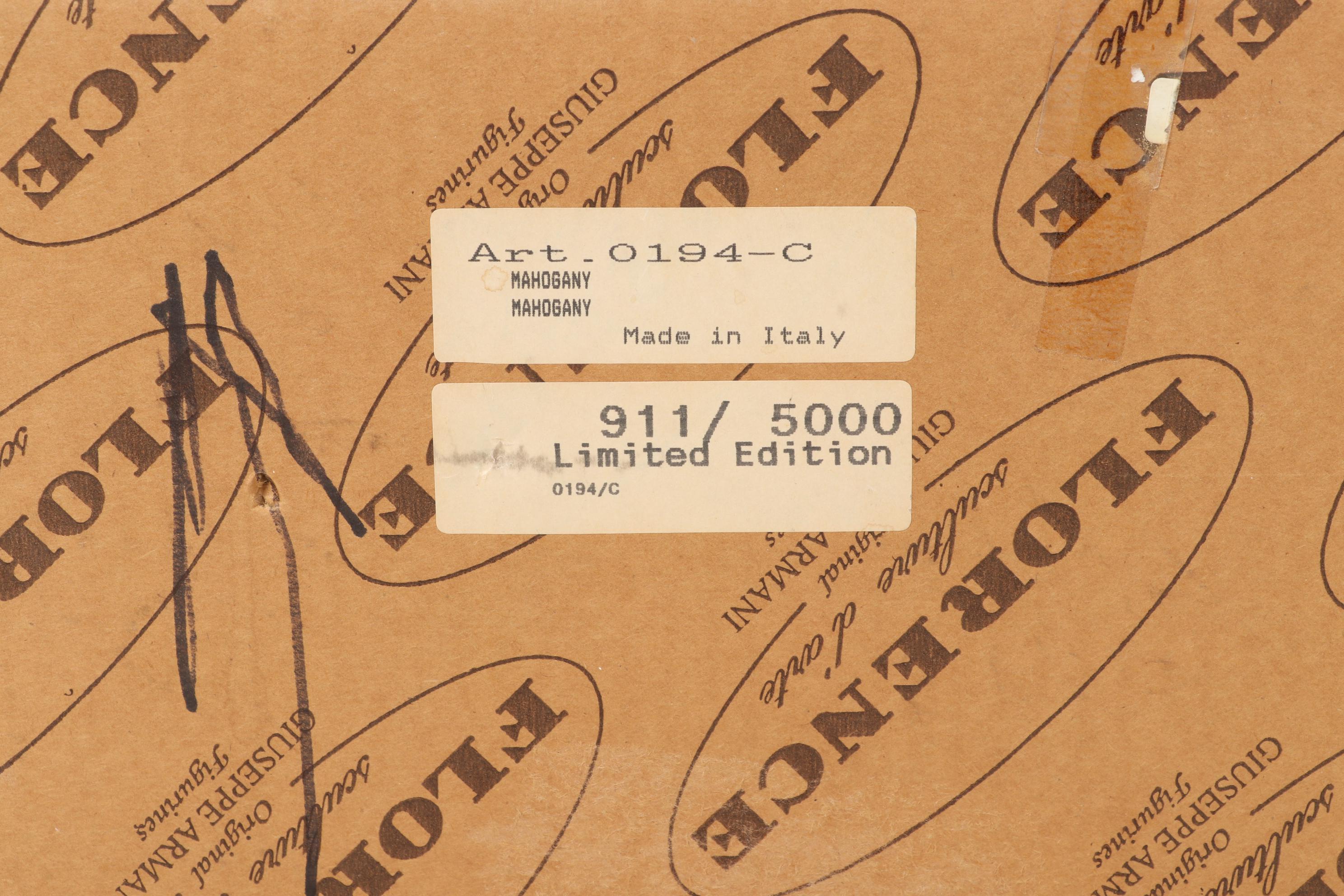 Giuseppe Armani Limited Edition "Black Lady with Elephant" Porcelain Figure