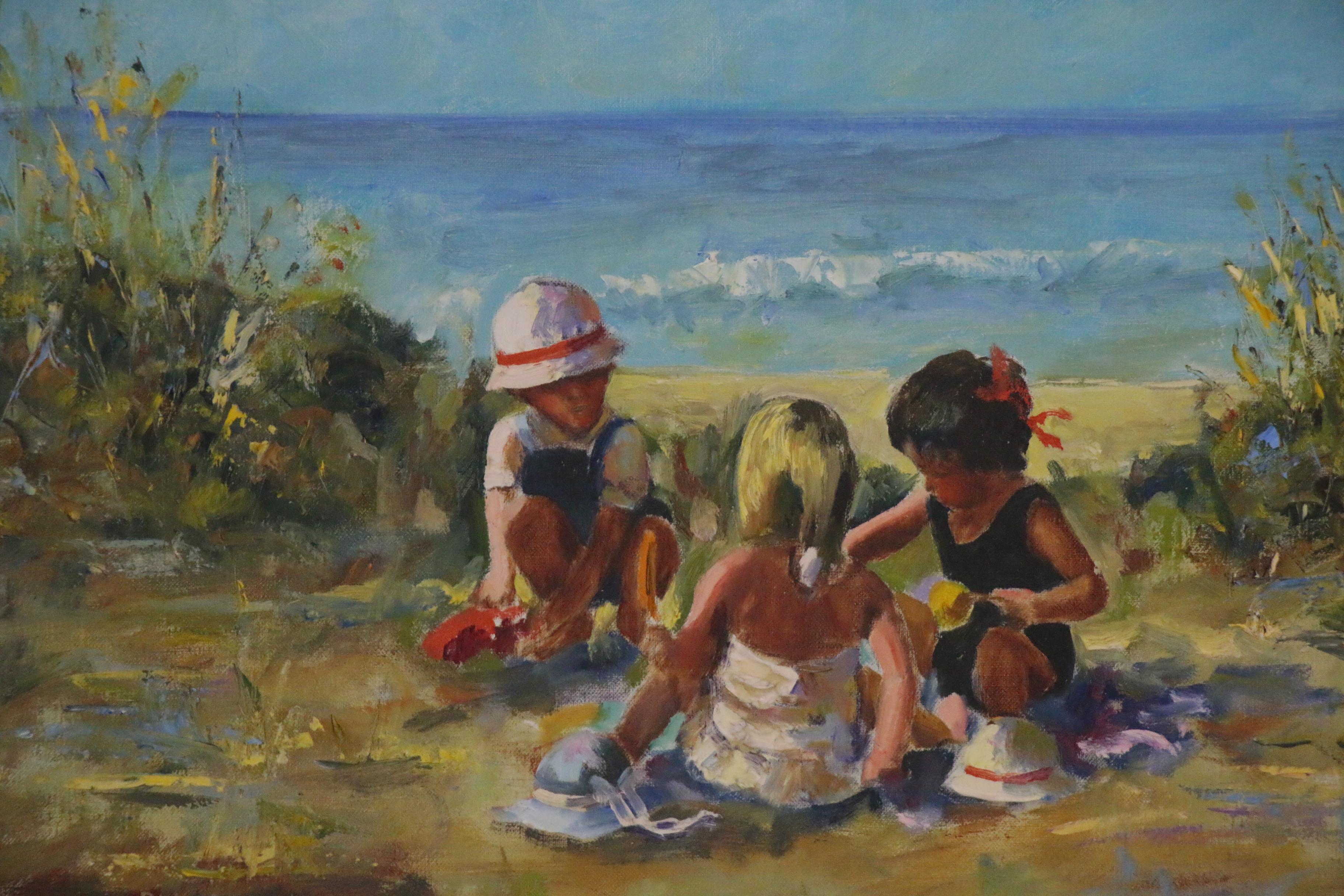 Adeline Hoagland Oil Painting "Buried Treasure," 1989