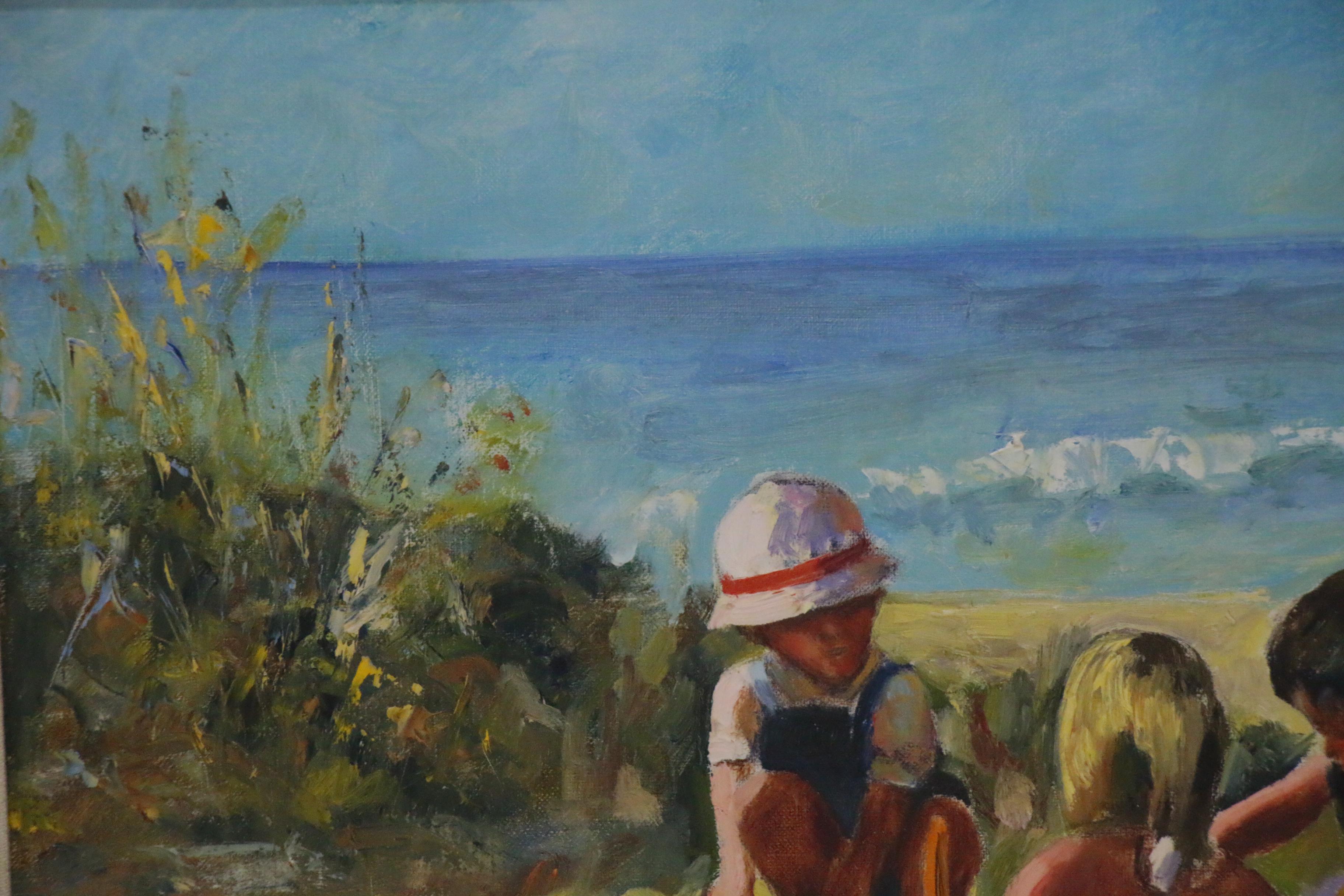 Adeline Hoagland Oil Painting "Buried Treasure," 1989