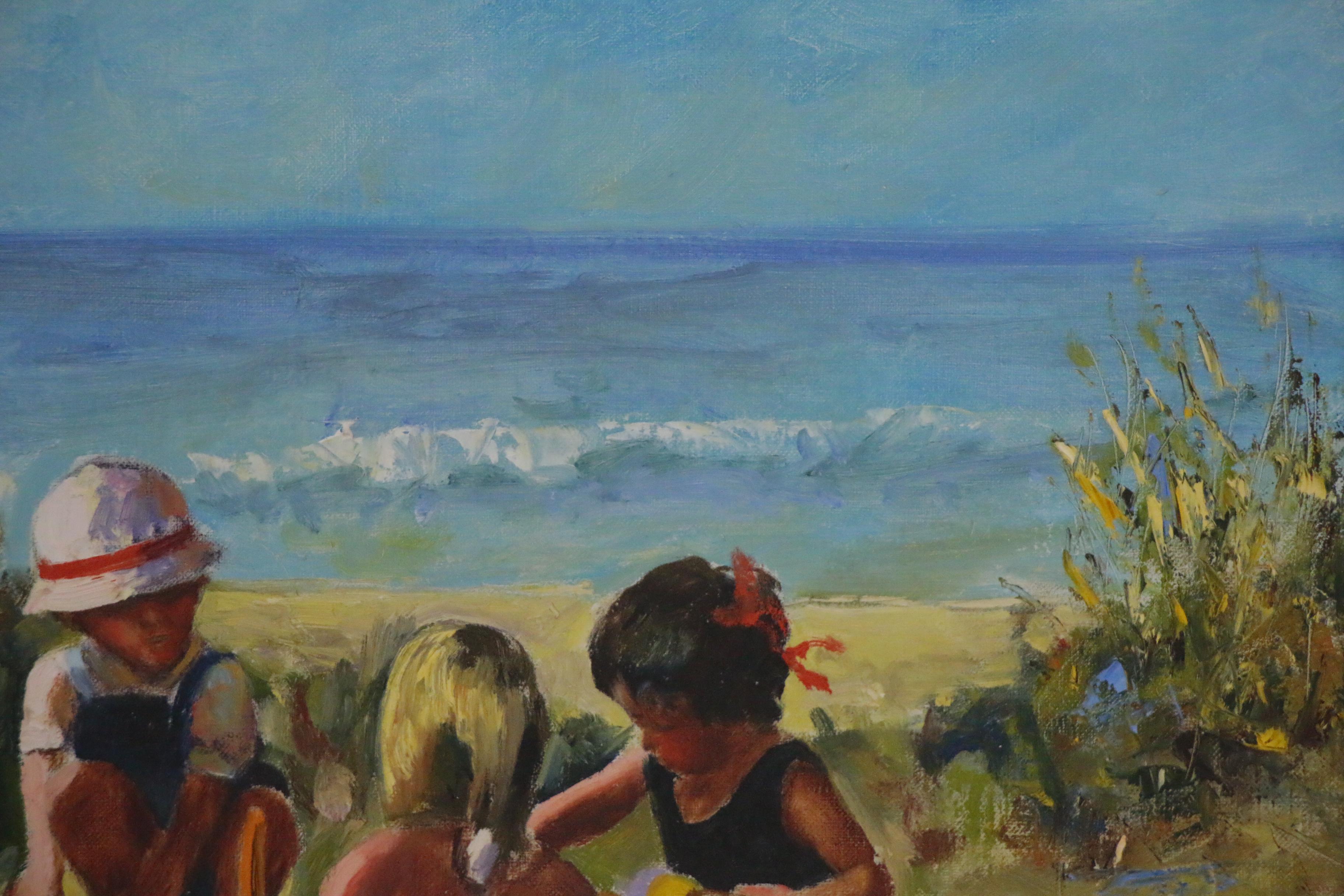 Adeline Hoagland Oil Painting "Buried Treasure," 1989
