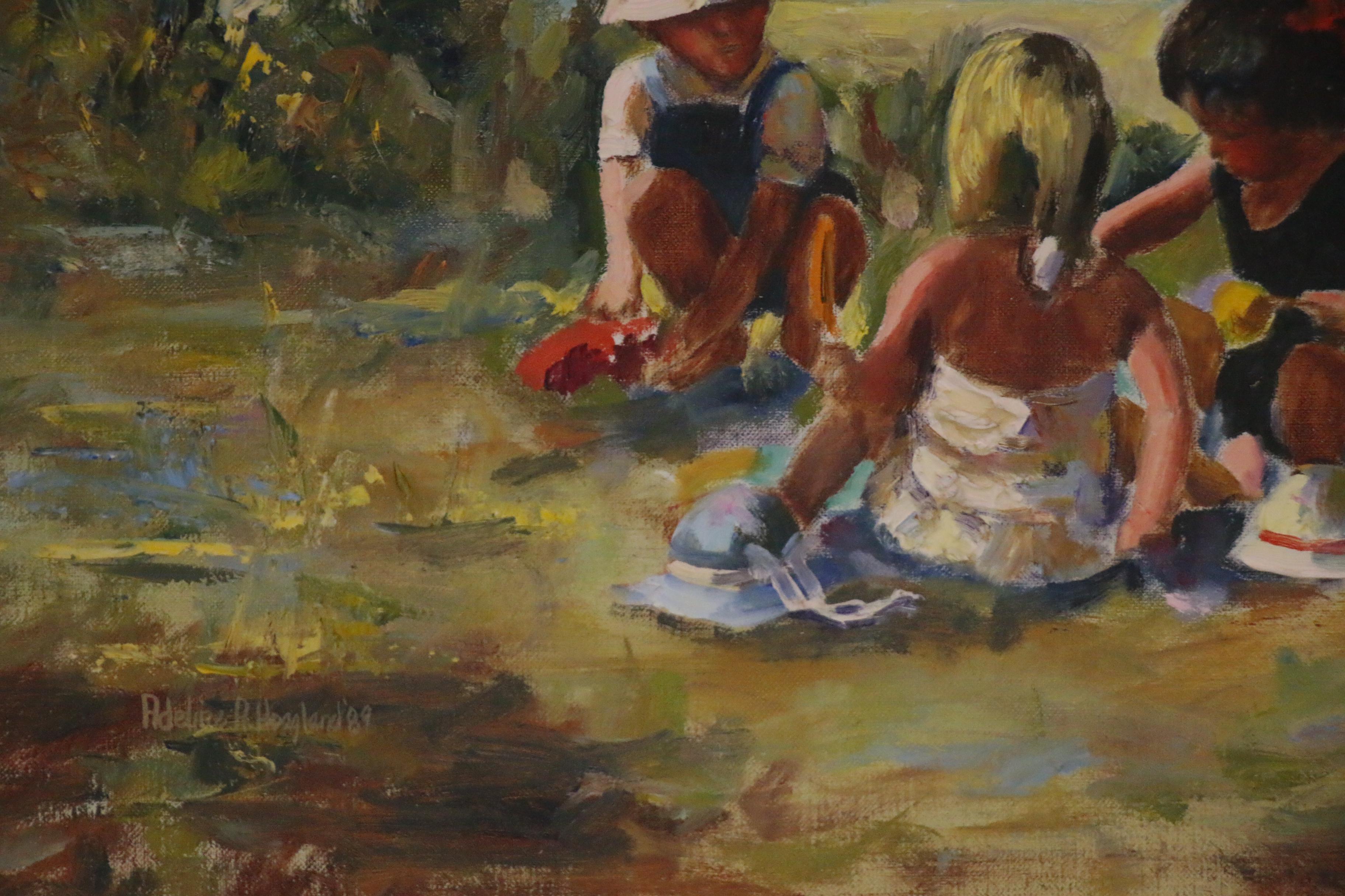 Adeline Hoagland Oil Painting "Buried Treasure," 1989