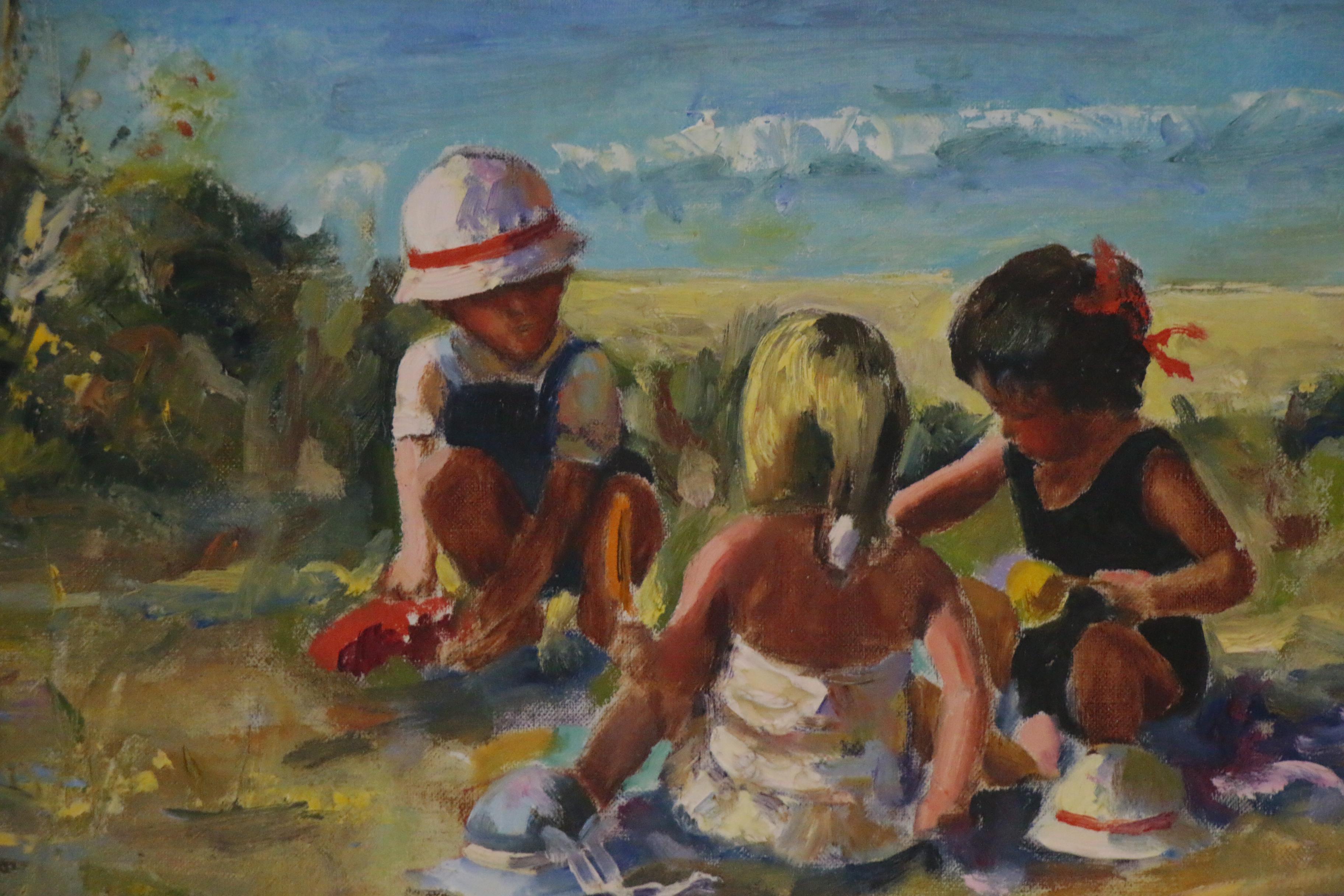 Adeline Hoagland Oil Painting "Buried Treasure," 1989