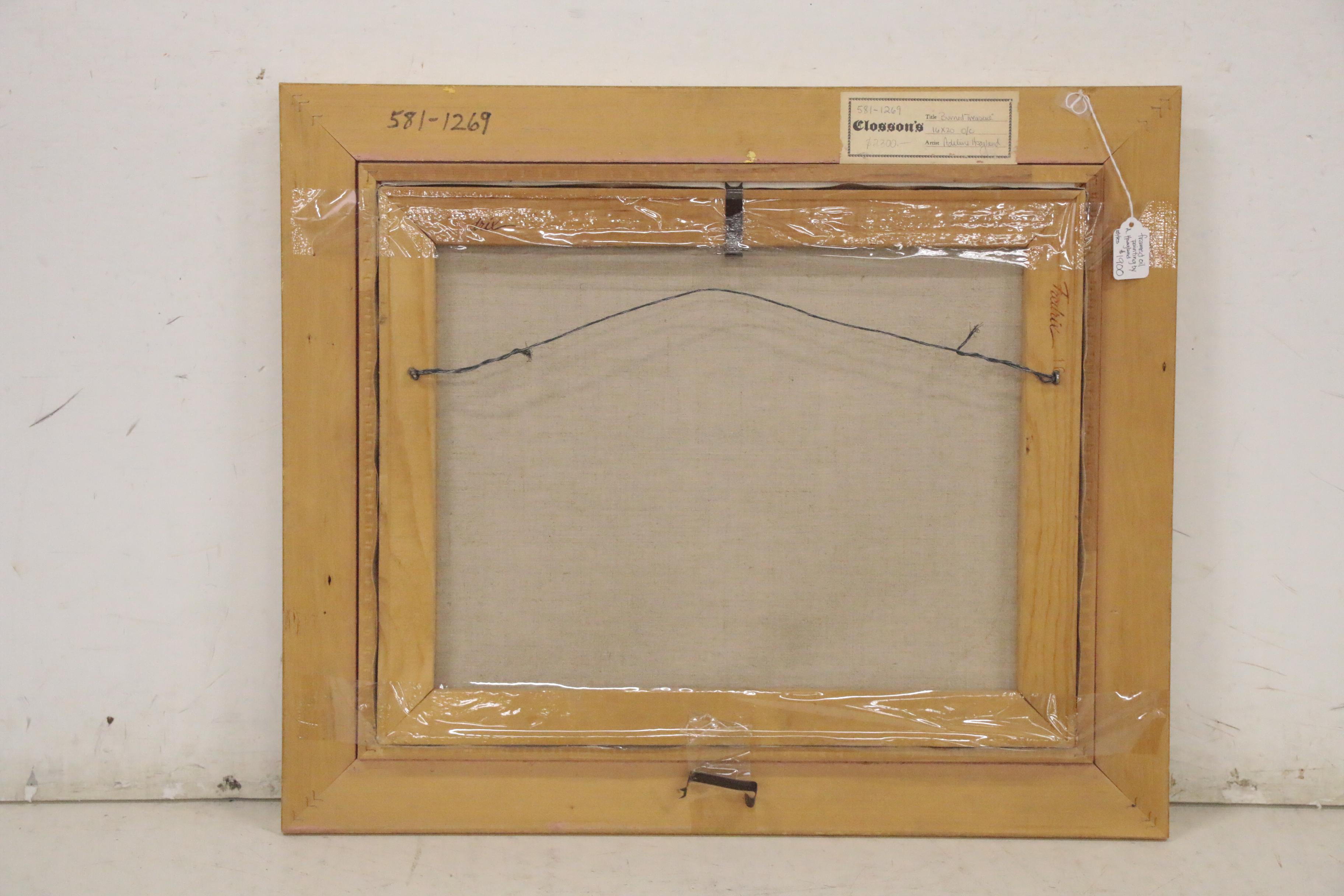 Adeline Hoagland Oil Painting "Buried Treasure," 1989