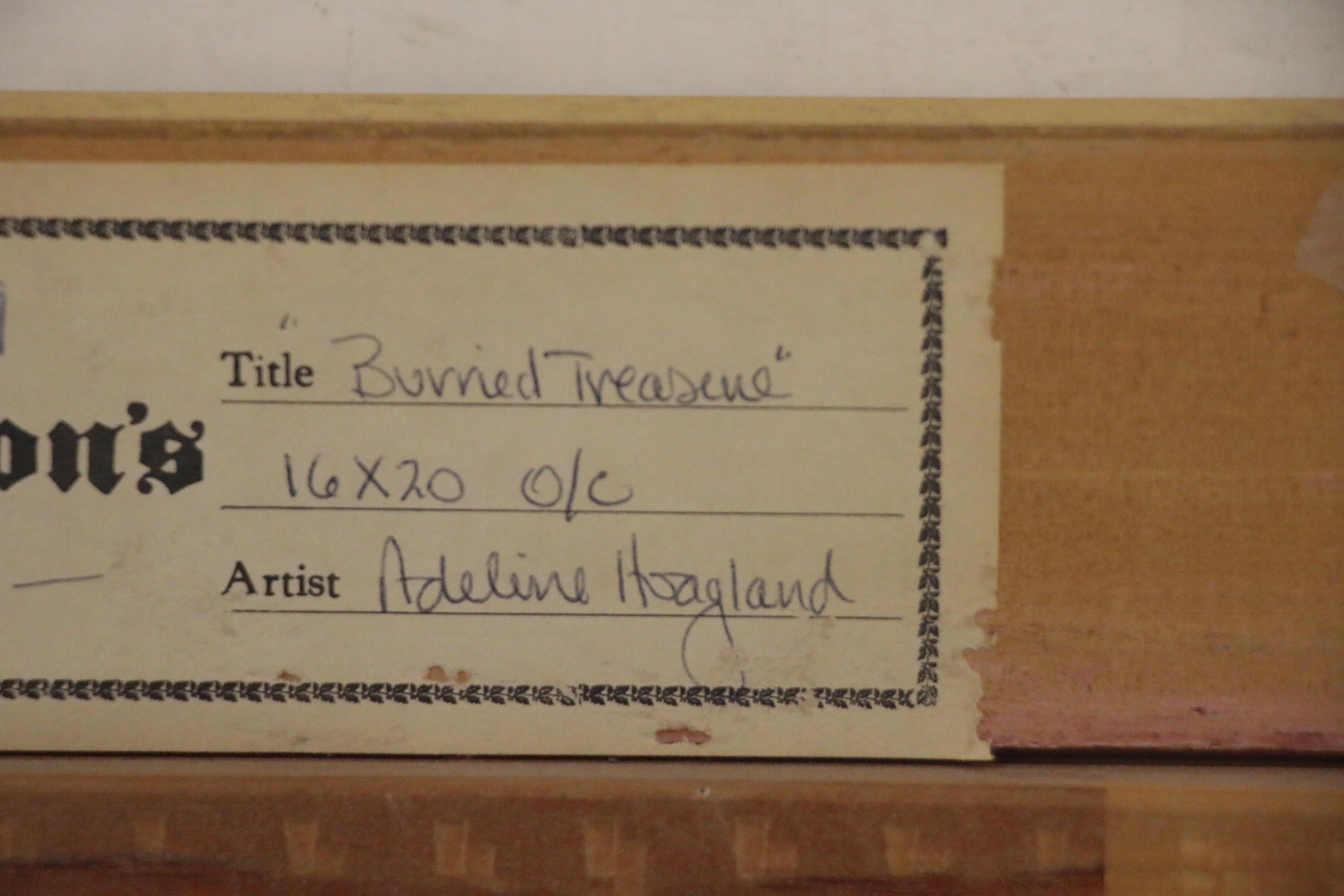 Adeline Hoagland Oil Painting "Buried Treasure," 1989