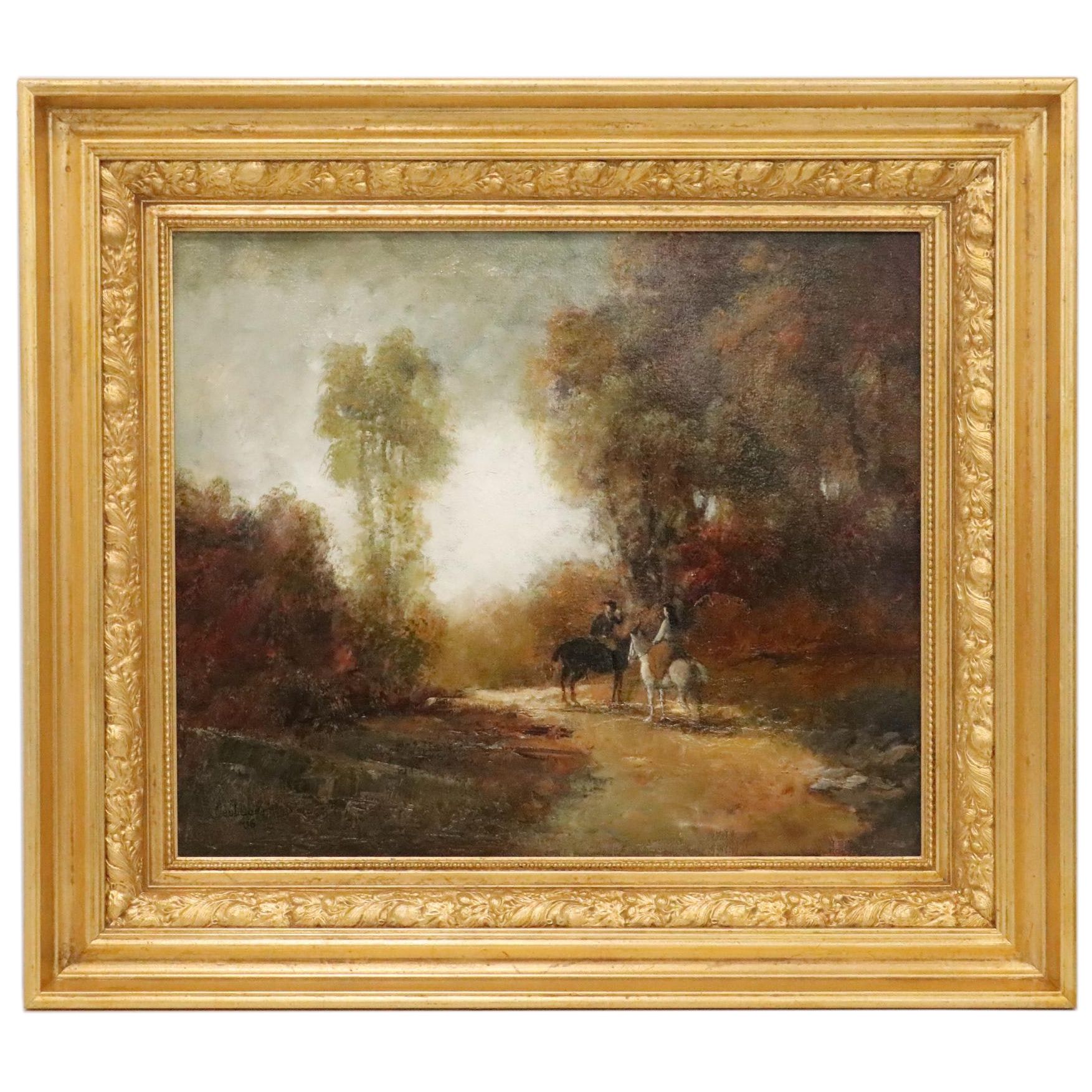 Richard Neubauer Oil Painting "Crossing Paths," 2006