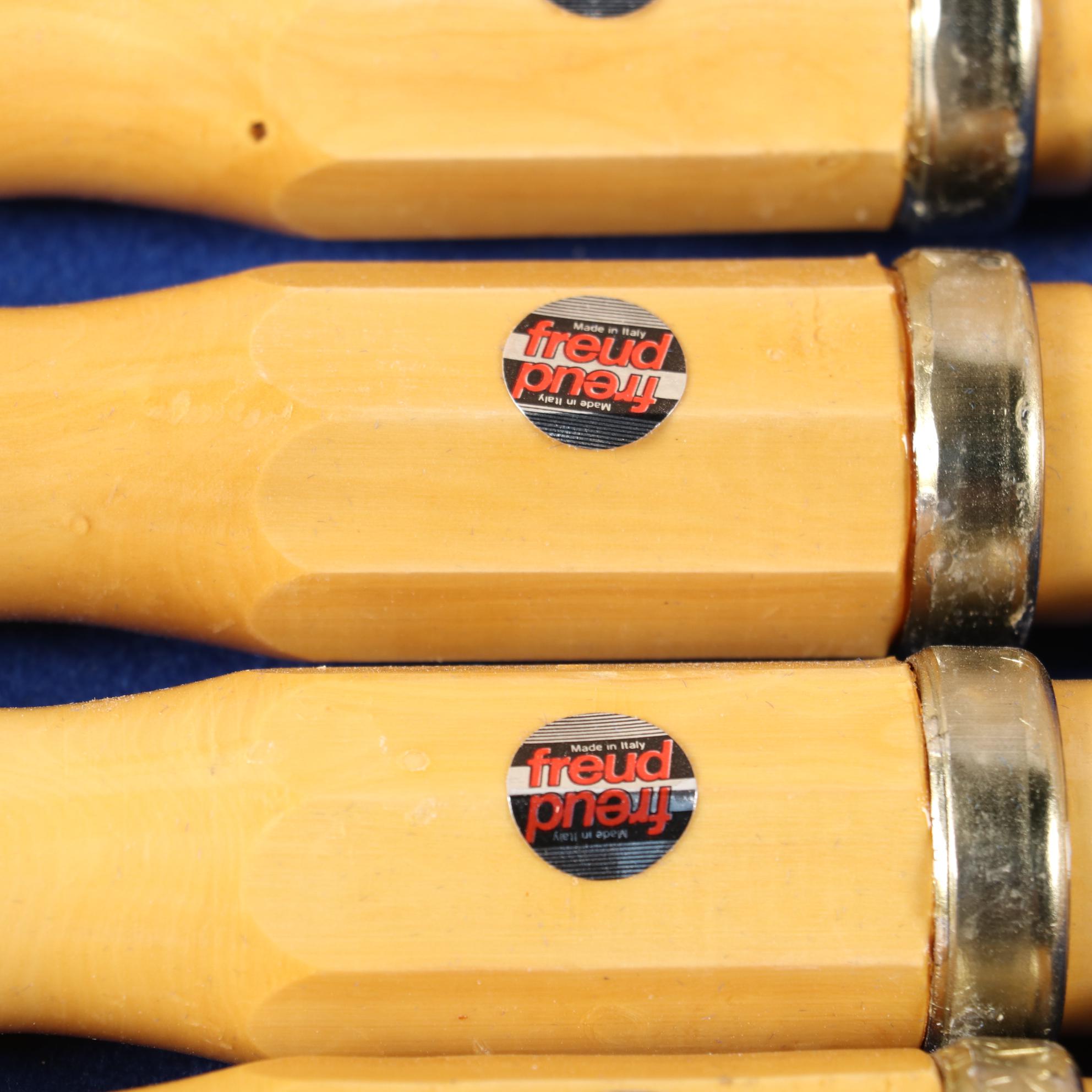 Freud and Sandvik Professional Woodworking Chisel Sets