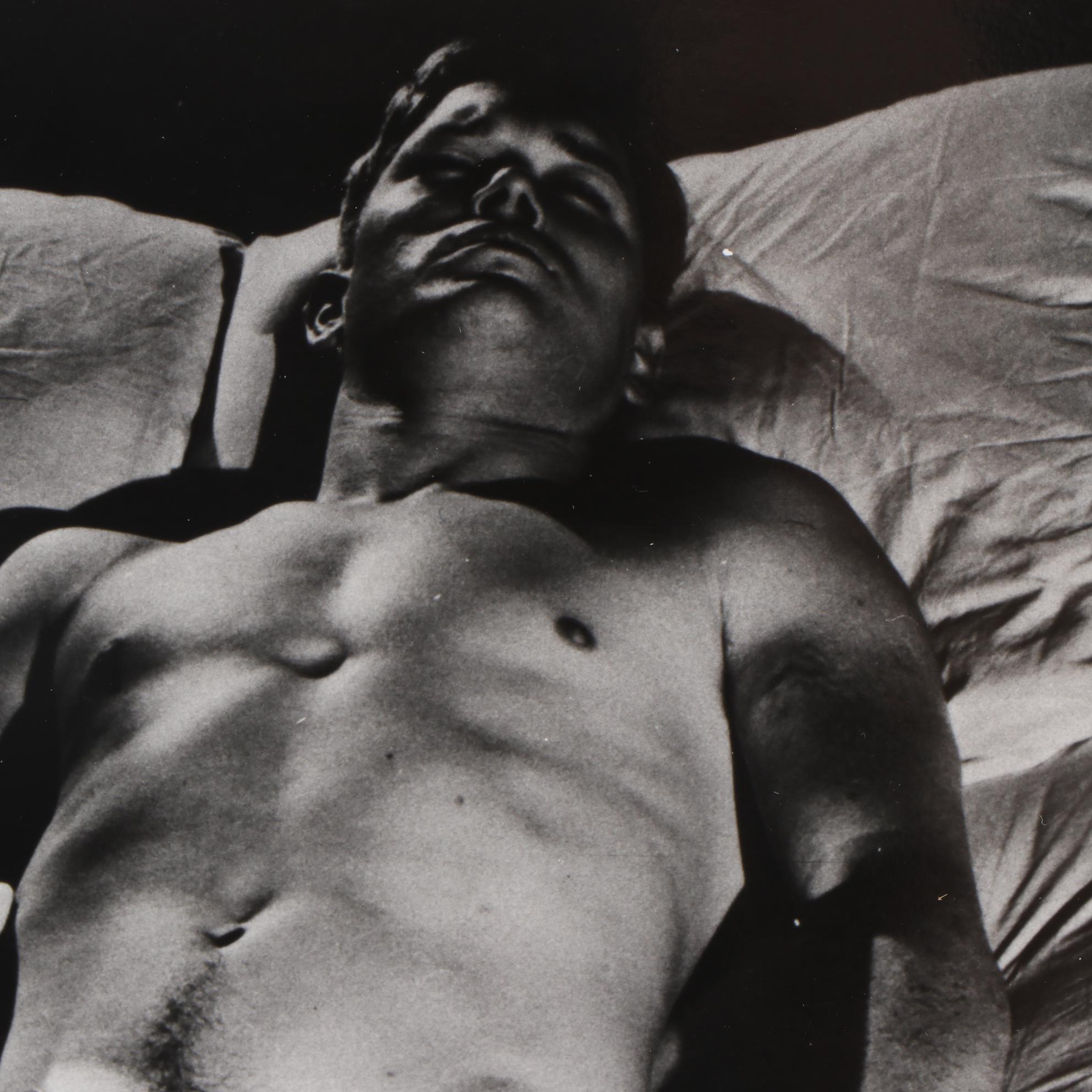 George Platt Lynes Silver Gelatin Print of Reclining Male Nude