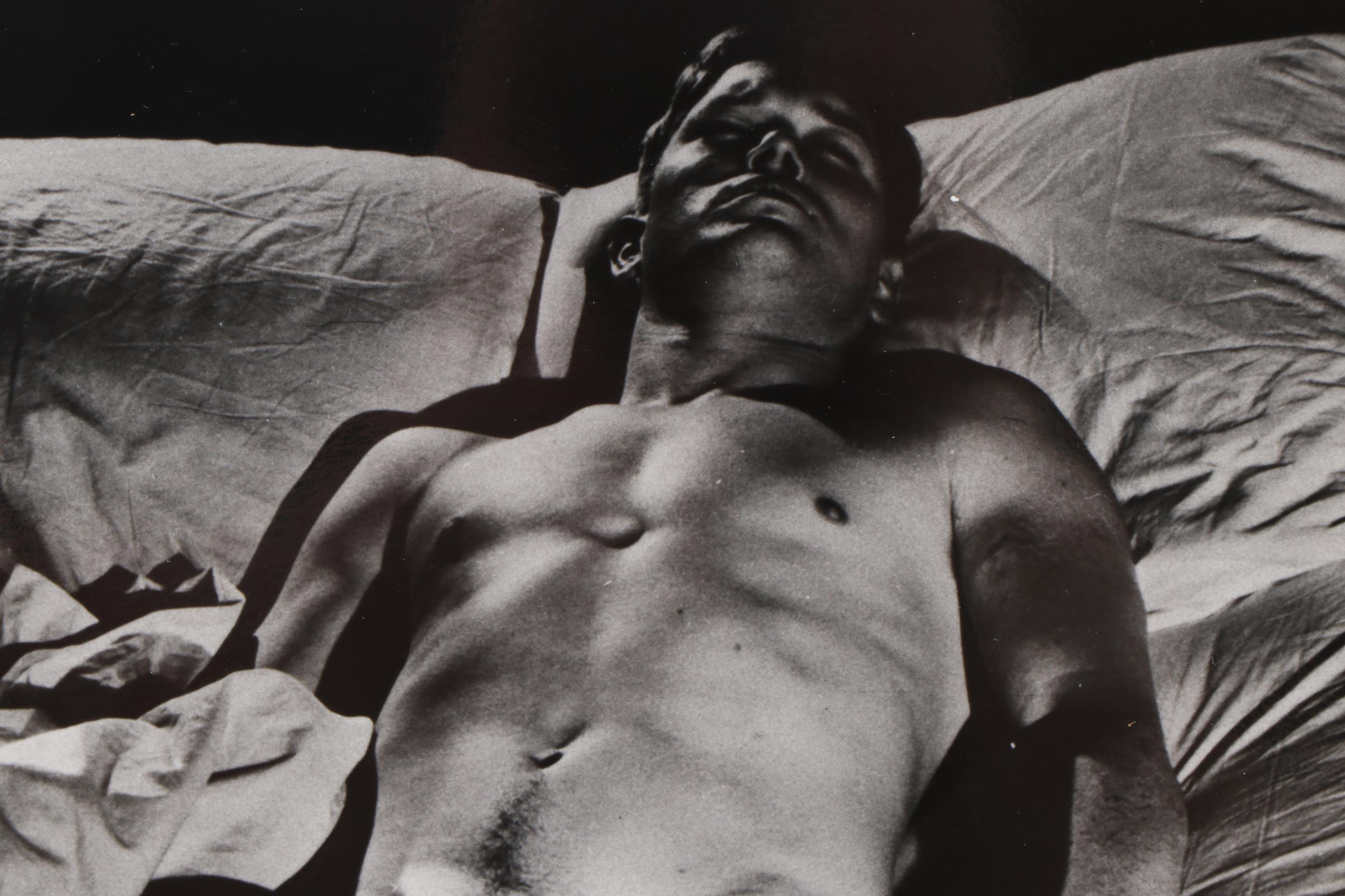 George Platt Lynes Silver Gelatin Print of Reclining Male Nude