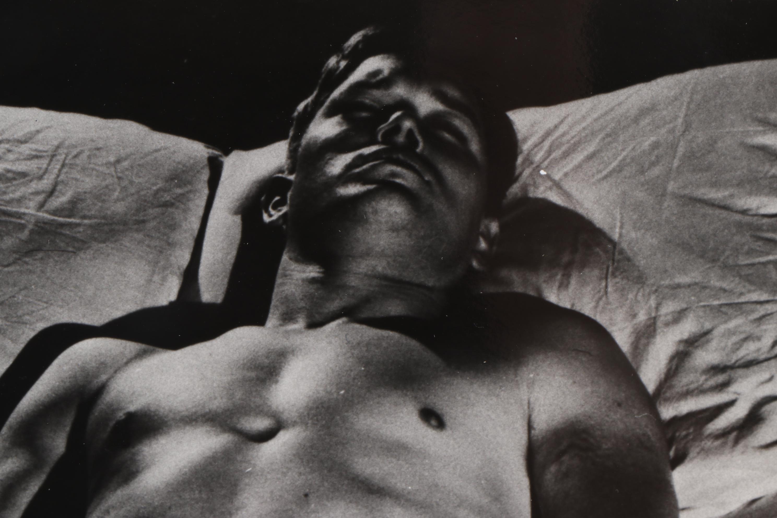 George Platt Lynes Silver Gelatin Print of Reclining Male Nude