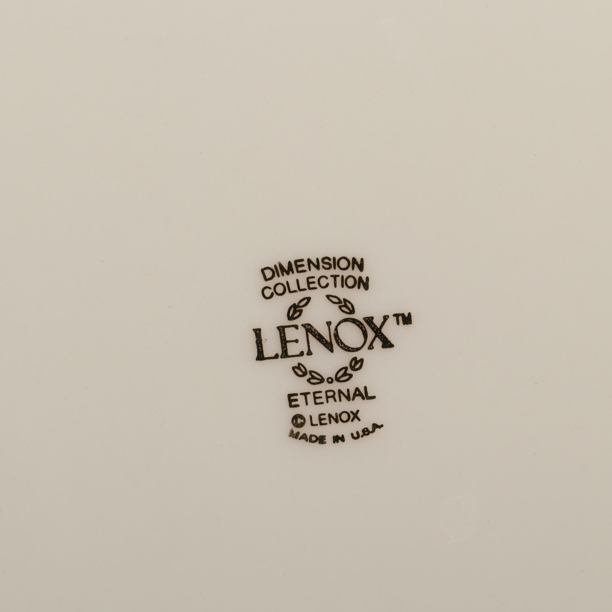 Lenox "Eternal" Porcelain Dinnerware