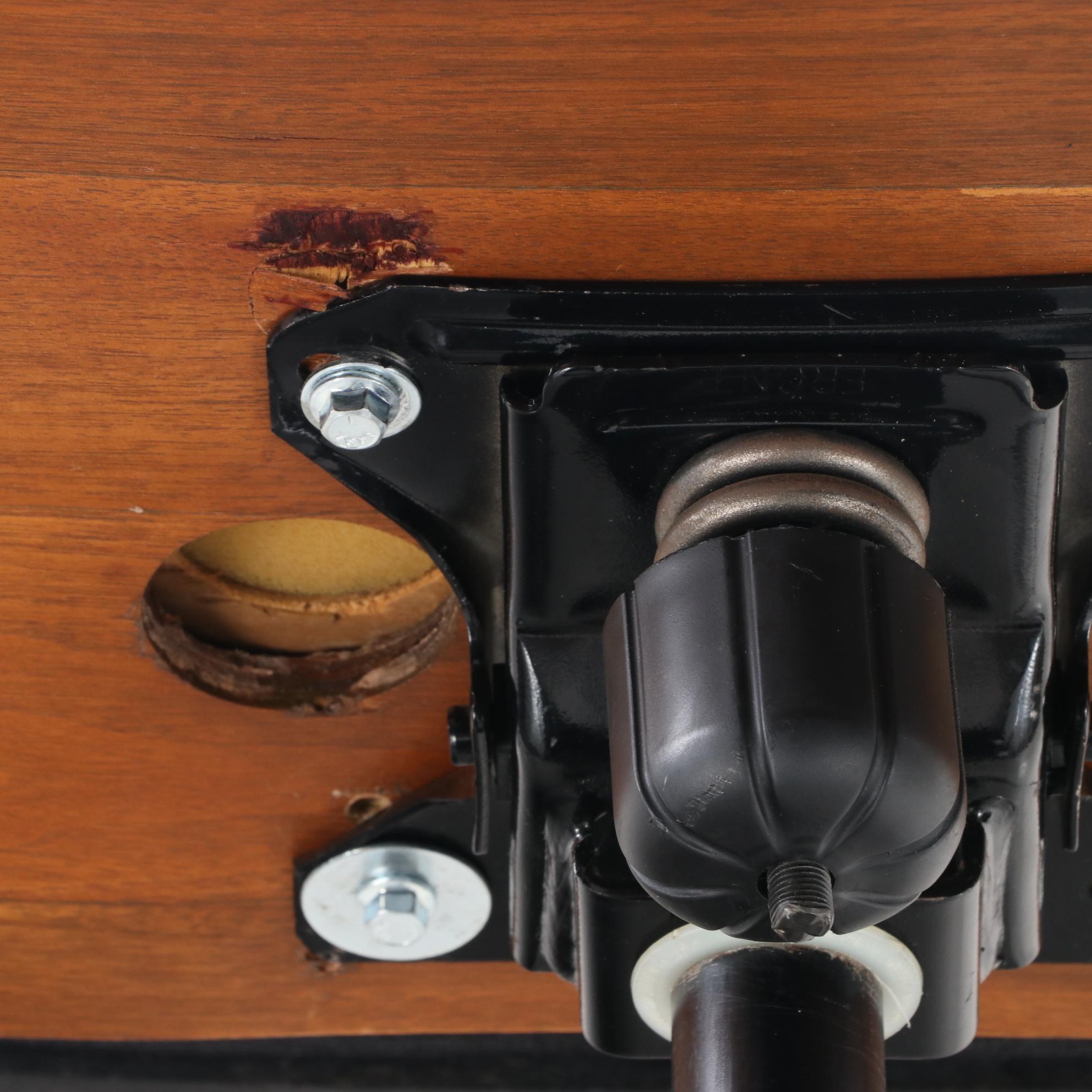 Eames Style Laminated Walnut Lounge Chair and Ottoman