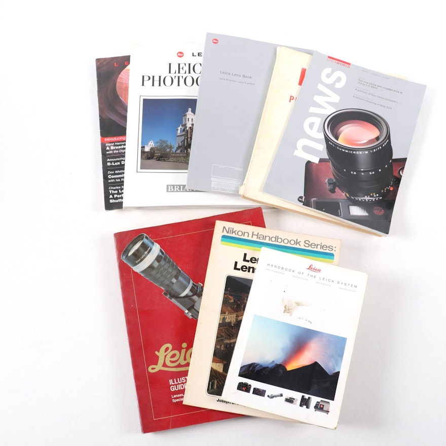 Photography Books Including "Lenses and Lens Systems" and "Leica M Photography"