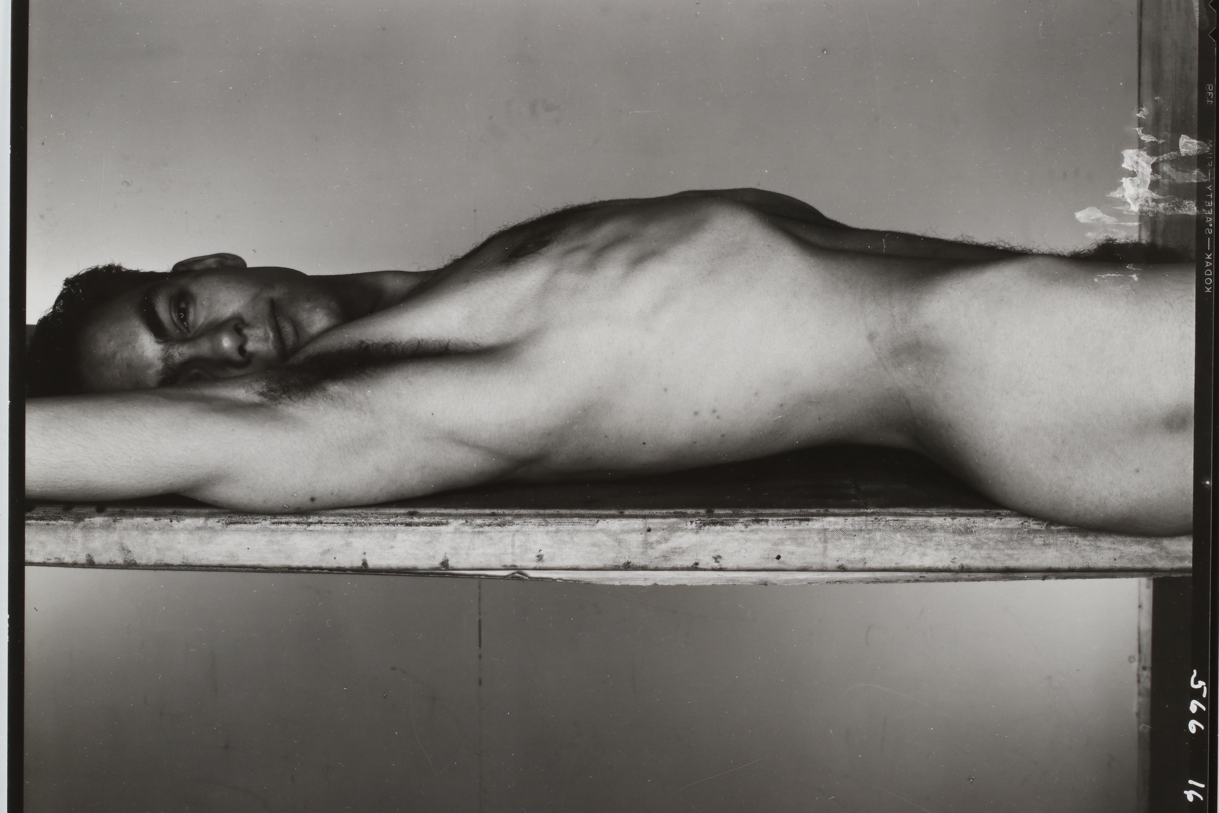 George Platt Lynes Silver Gelatin Print of Reclining Male Nude